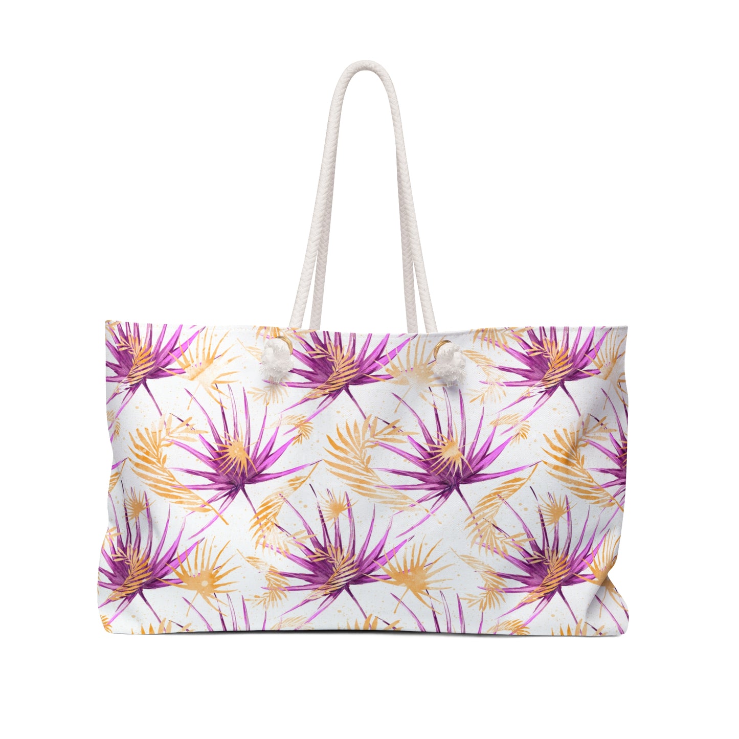 Weekender Bag, Summer Floral, Large Weekender Bag, Beach Bag, Book Bag