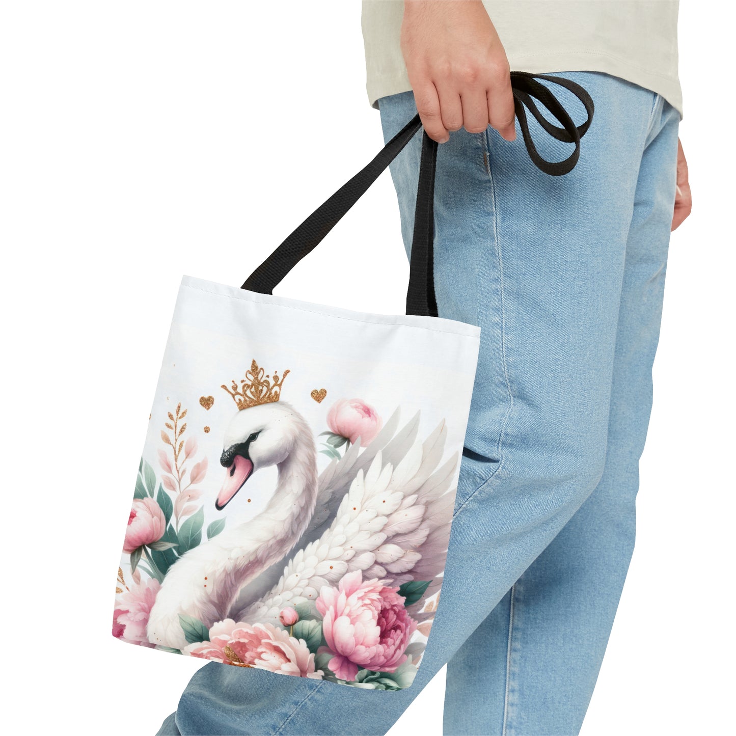 Tote Bag, Swan, Personalised/Non-Personalised Tote bag