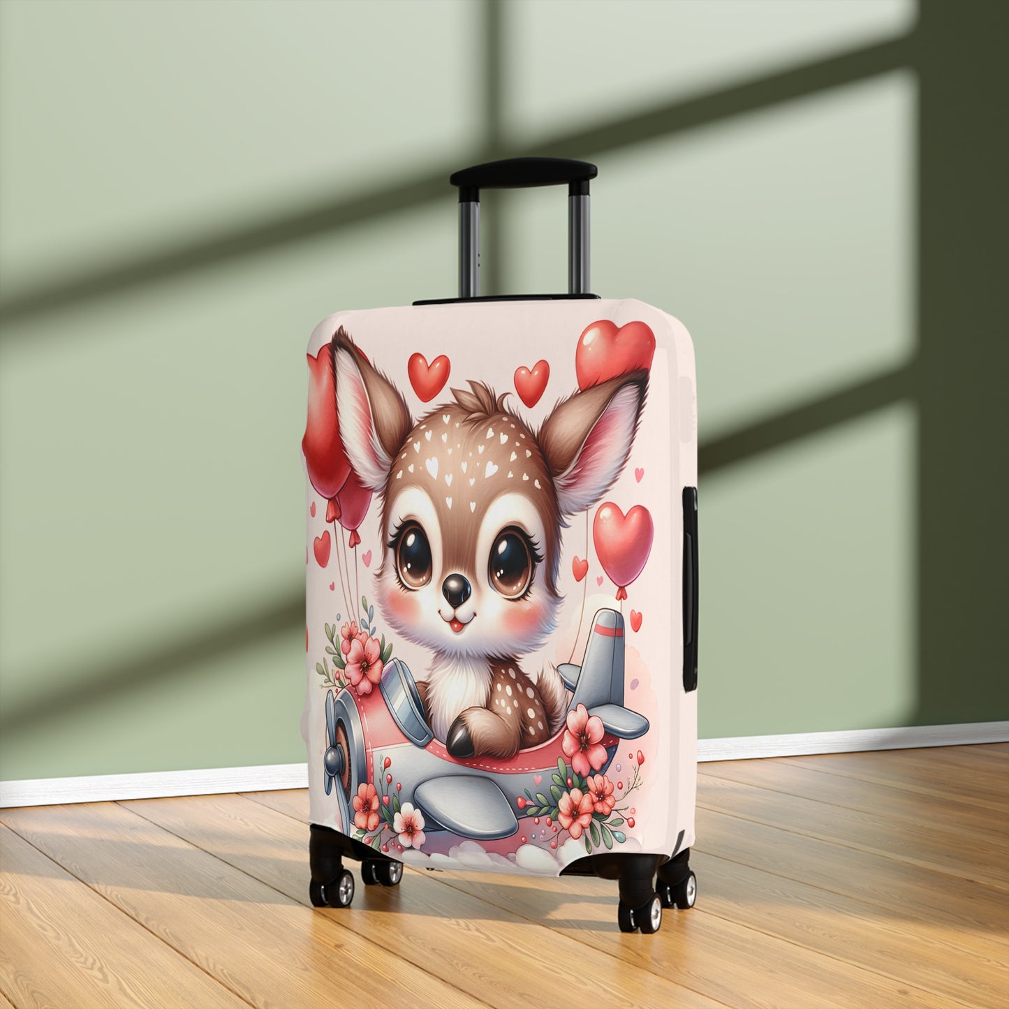 Luggage Cover, Deer in Plane, awd-308