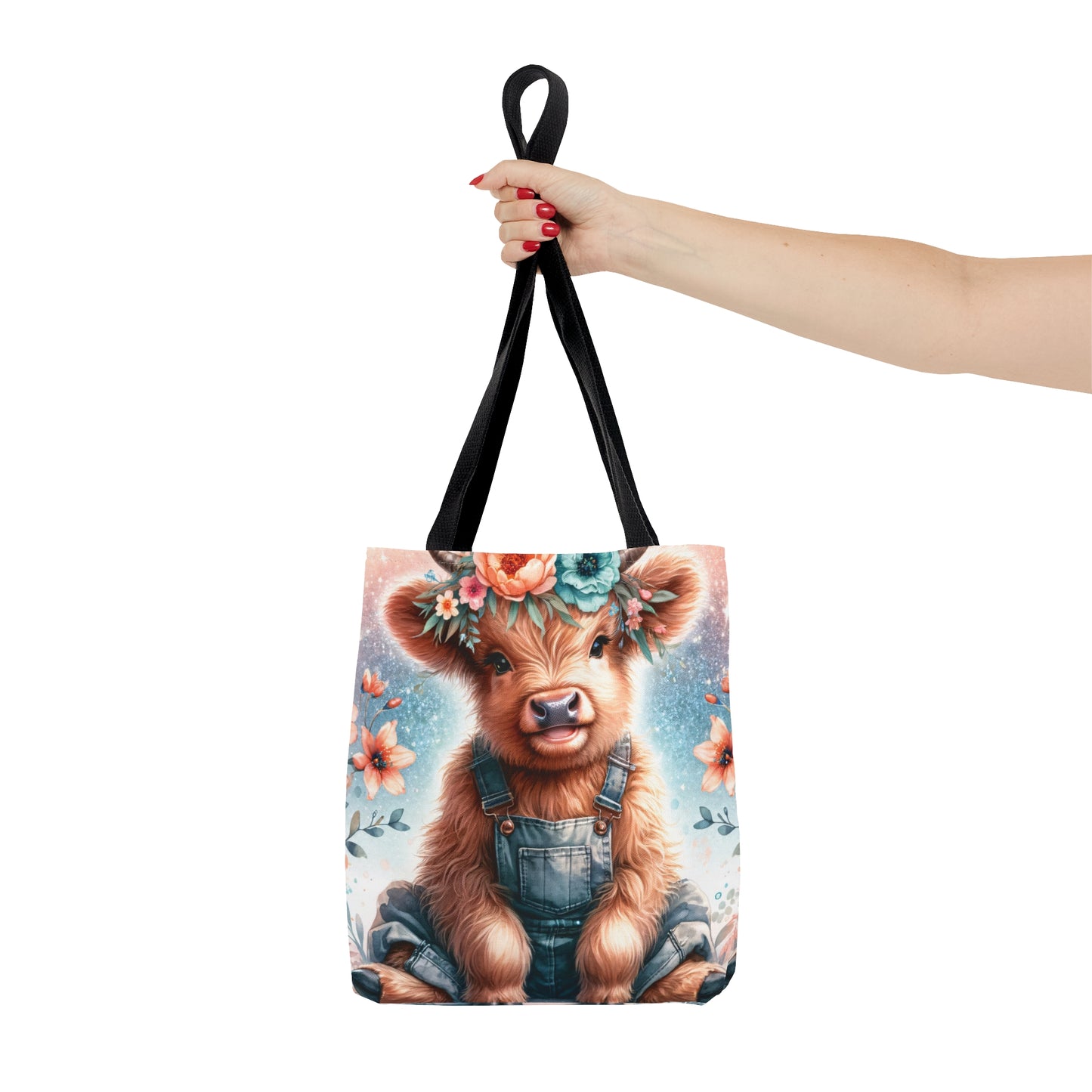 Tote Bag, Highland Cow, Personalised/Non-Personalised Tote bag