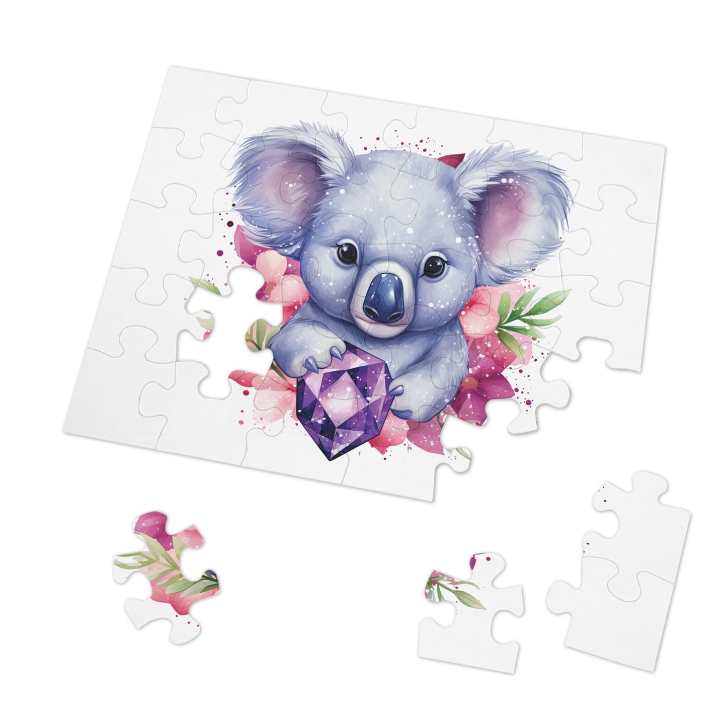 Jigsaw Puzzle in Tin, Australian Animals, Koala, Personalised/Non-Personalised, awd-507 (30, 110, 252, 500,1000-Piece)