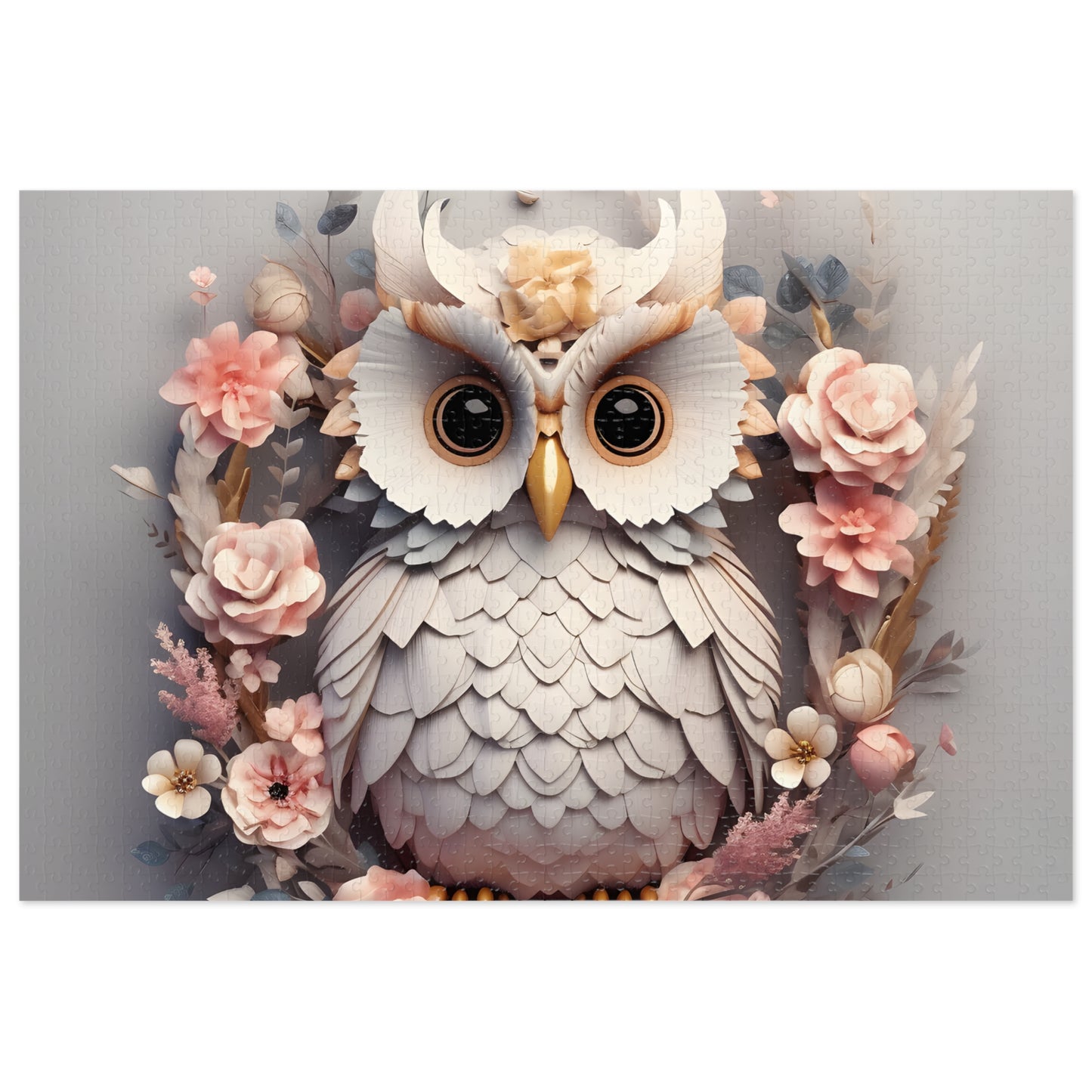 Jigsaw Puzzle, Owl, Personalised/Non-Personalised (30, 110, 252, 500,1000-Piece)