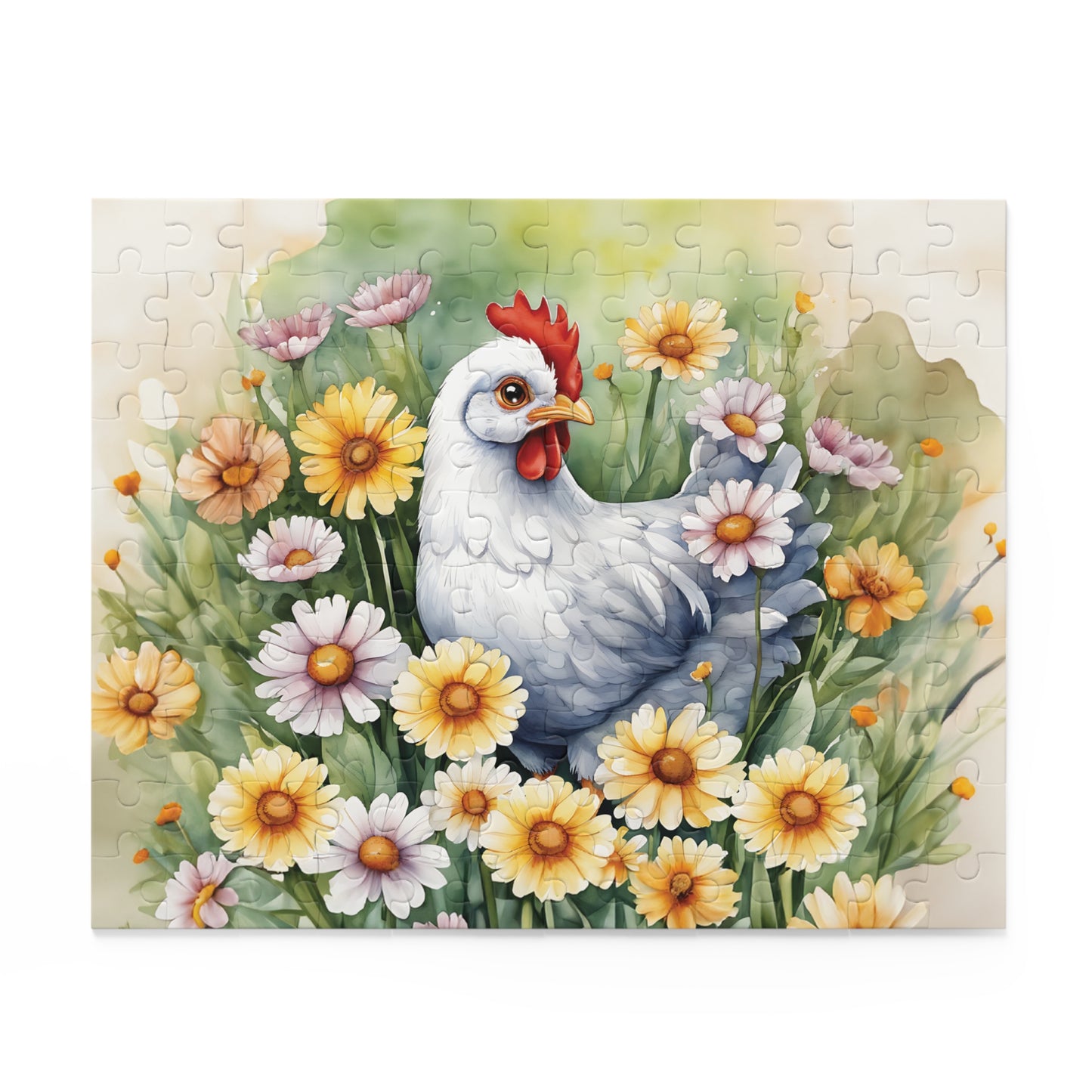 Personalised/Non-Personalised Puzzle, Chicken (120, 252, 500-Piece)