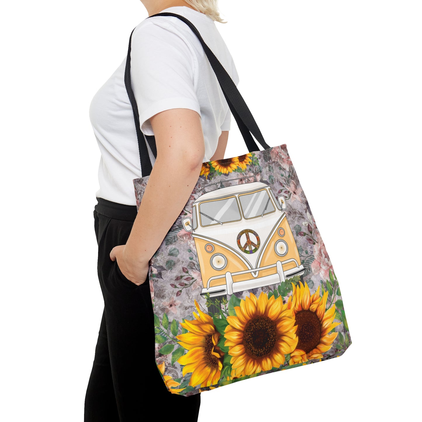 Tote Bag, Sunflowers, Combi Van Tote bag