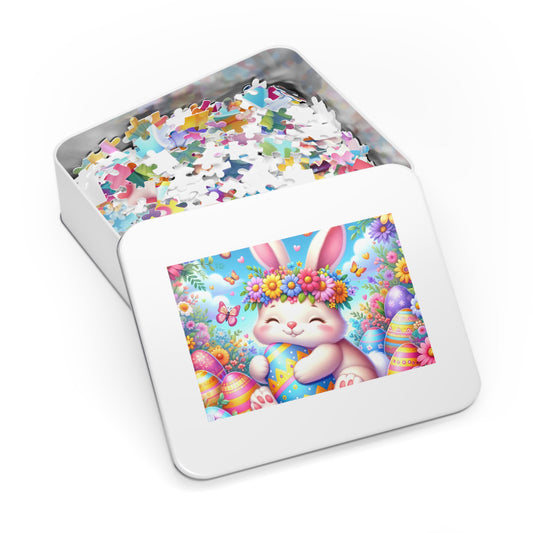 Puzzle, Easter, Rabbit, Personalised/Non-Personalised (30, 110, 252, 500,1000-Piece) awd-623