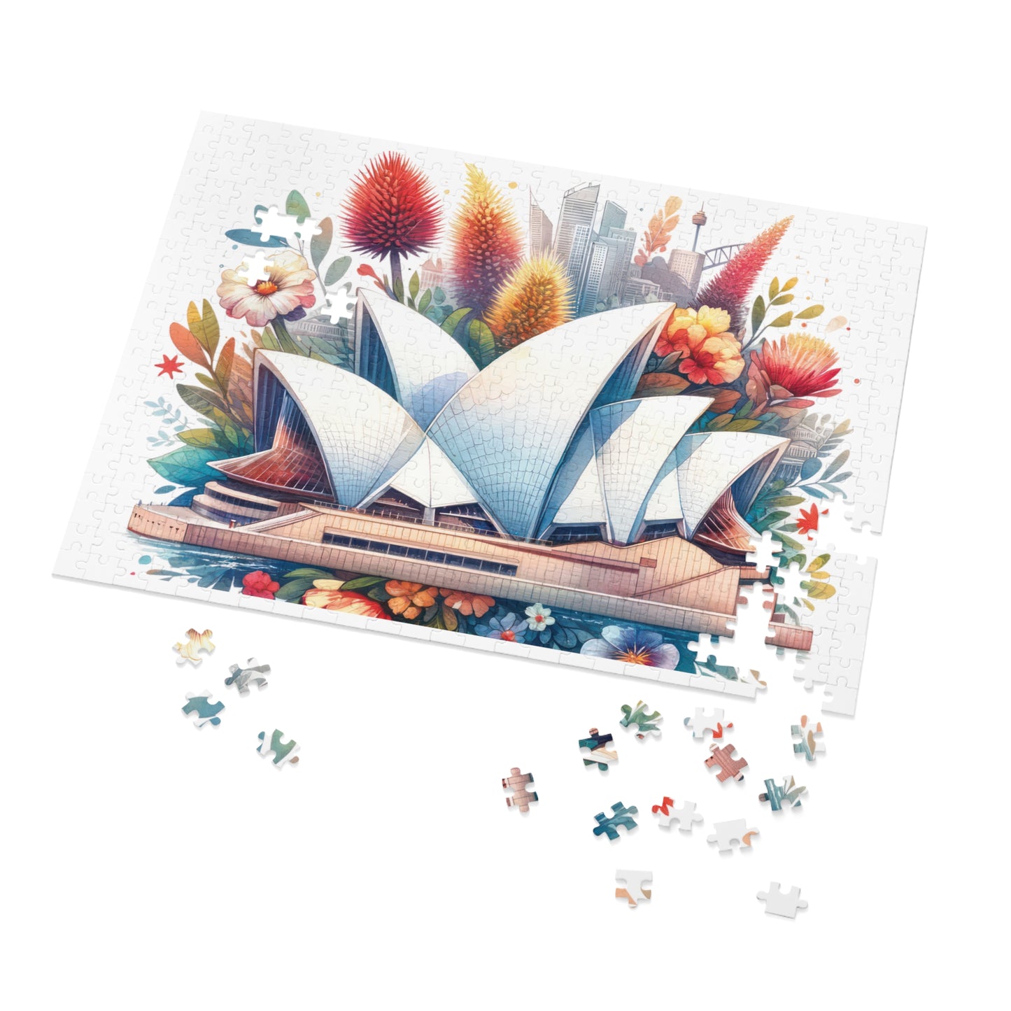 Jigsaw Puzzle, Sydney Opera House, Australia, Personalised/Non-Personalised (30, 110, 252, 500,1000-Piece)