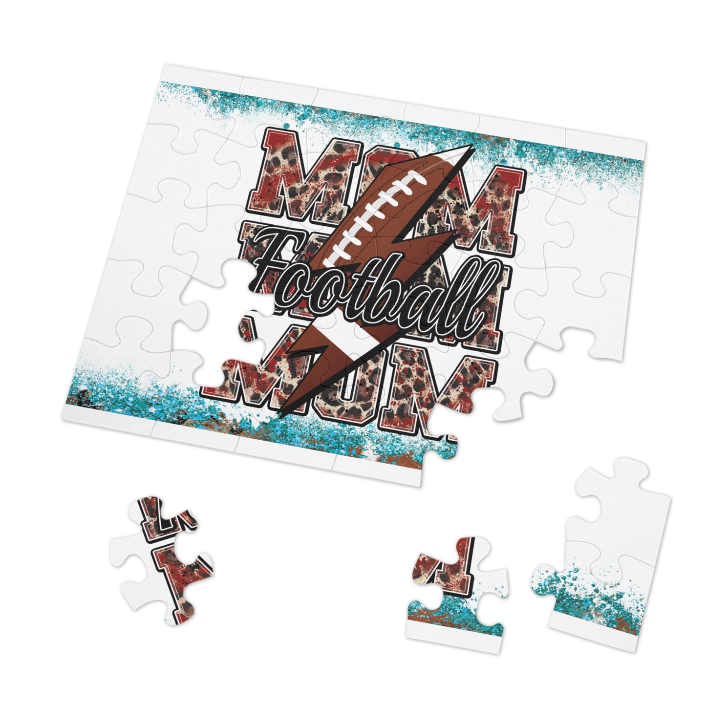 Jigsaw Puzzle, Western, Football Mom, Personalised/Non-Personalised (30, 110, 252, 500,1000-Piece)