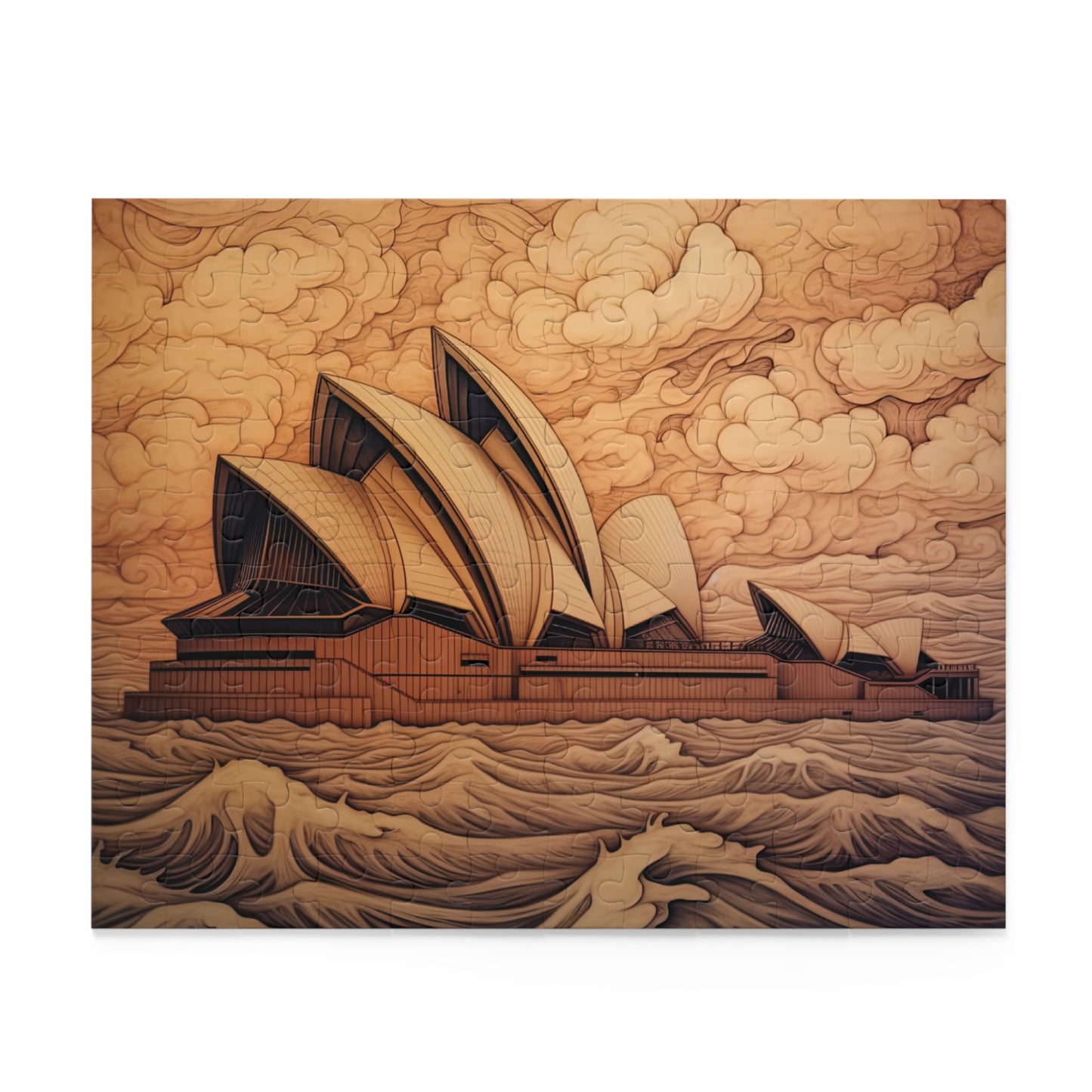 Personalised/Non-Personalised Puzzle, Sydney Opera House, Australia (120, 252, 500-Piece)