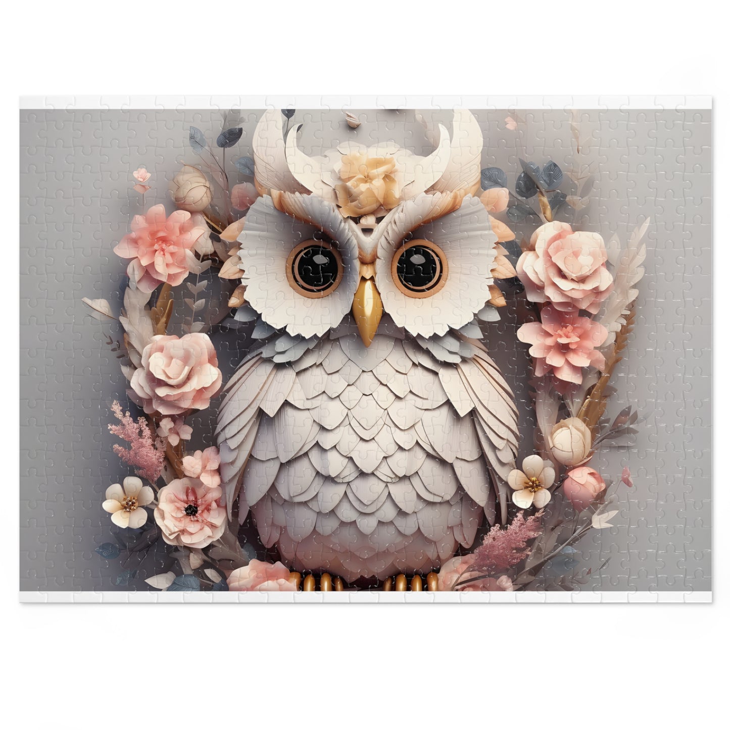 Jigsaw Puzzle, Owl, Personalised/Non-Personalised (30, 110, 252, 500,1000-Piece)