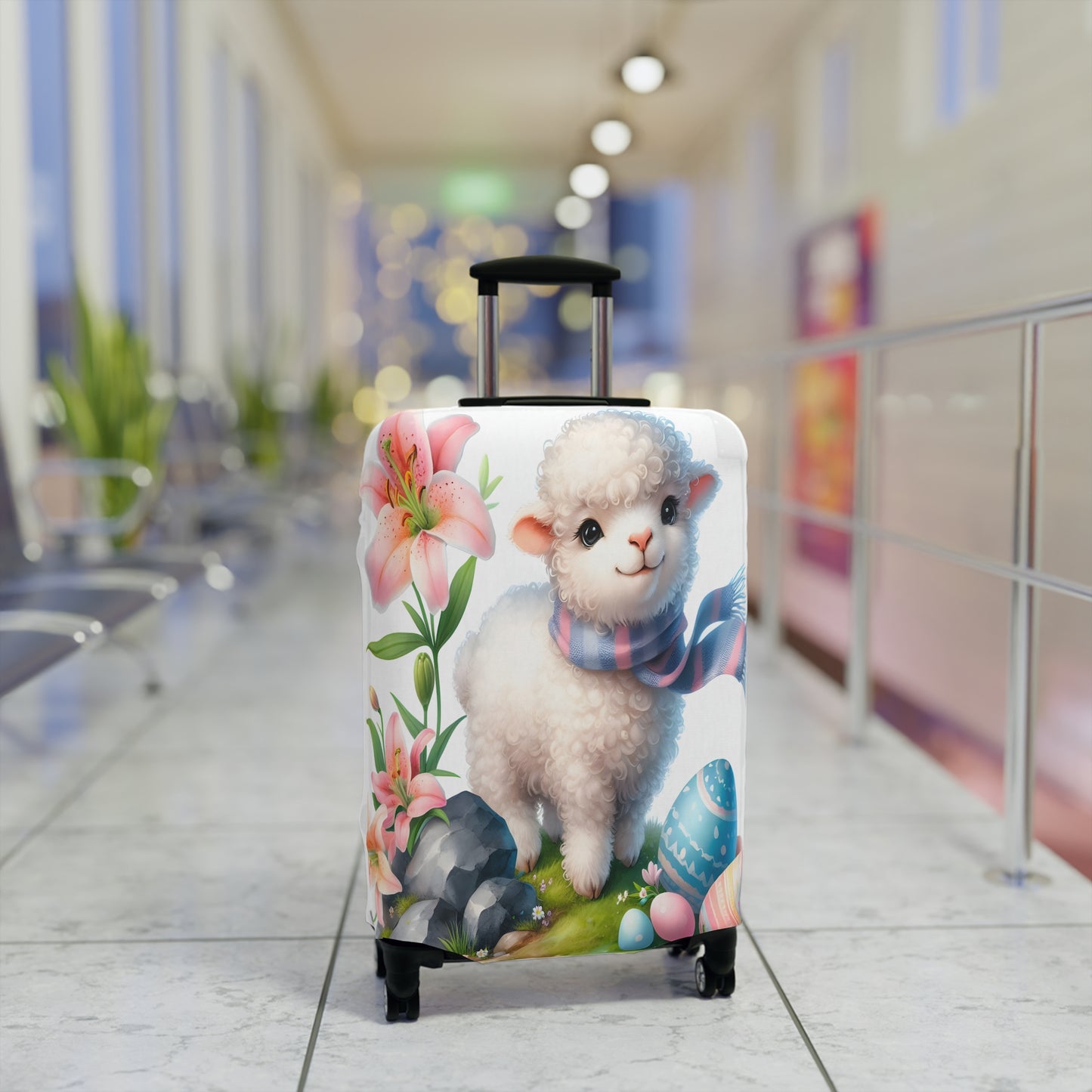 Luggage Cover, Easter, Lamb, awd-1601