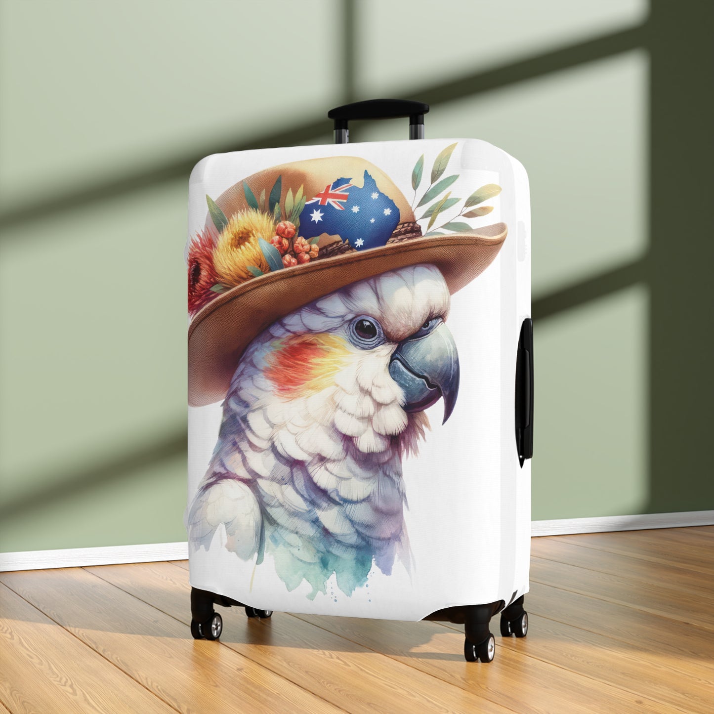 Luggage Cover, Cockatoo, awd-1334