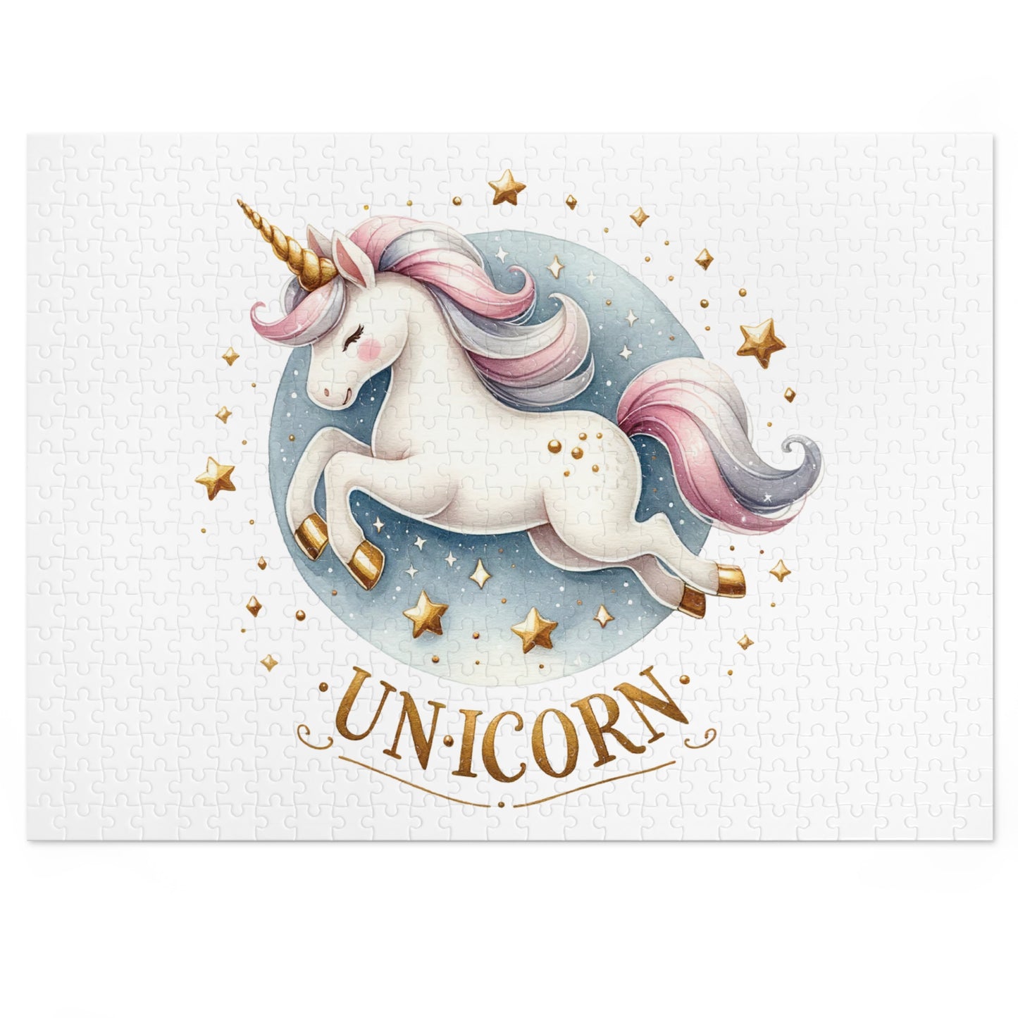 Jigsaw Puzzle, Unicorn, Personalised/Non-Personalised (30, 110, 252, 500,1000-Piece)