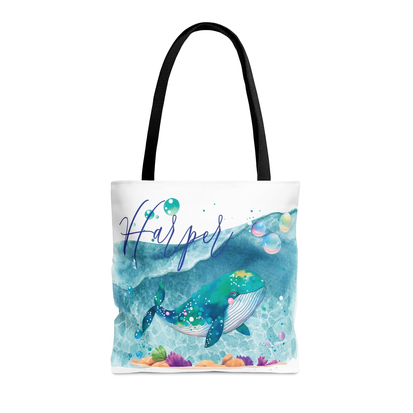 Personalised Tote Bag, Whale bag, Beach Tote Bag, Personalised/Non-Personalised