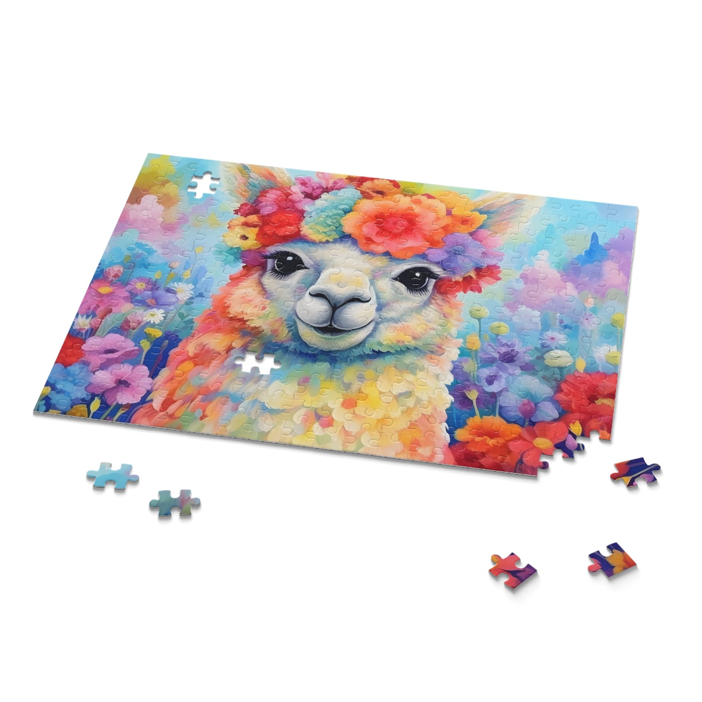 Personalised/Non-Personalised Puzzle, Llama (120, 252, 500-Piece)