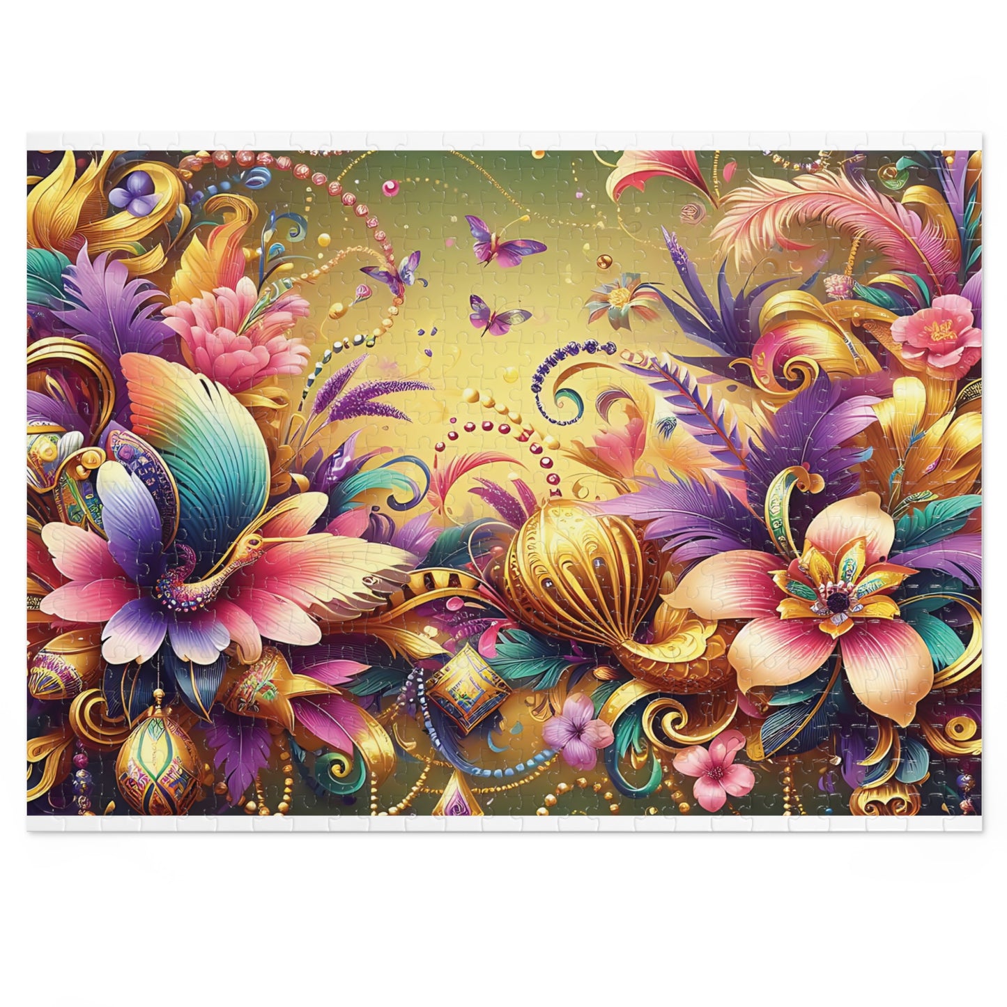 Jigsaw Puzzle, Floral, Personalised/Non-Personalised (30, 110, 252, 500,1000-Piece)