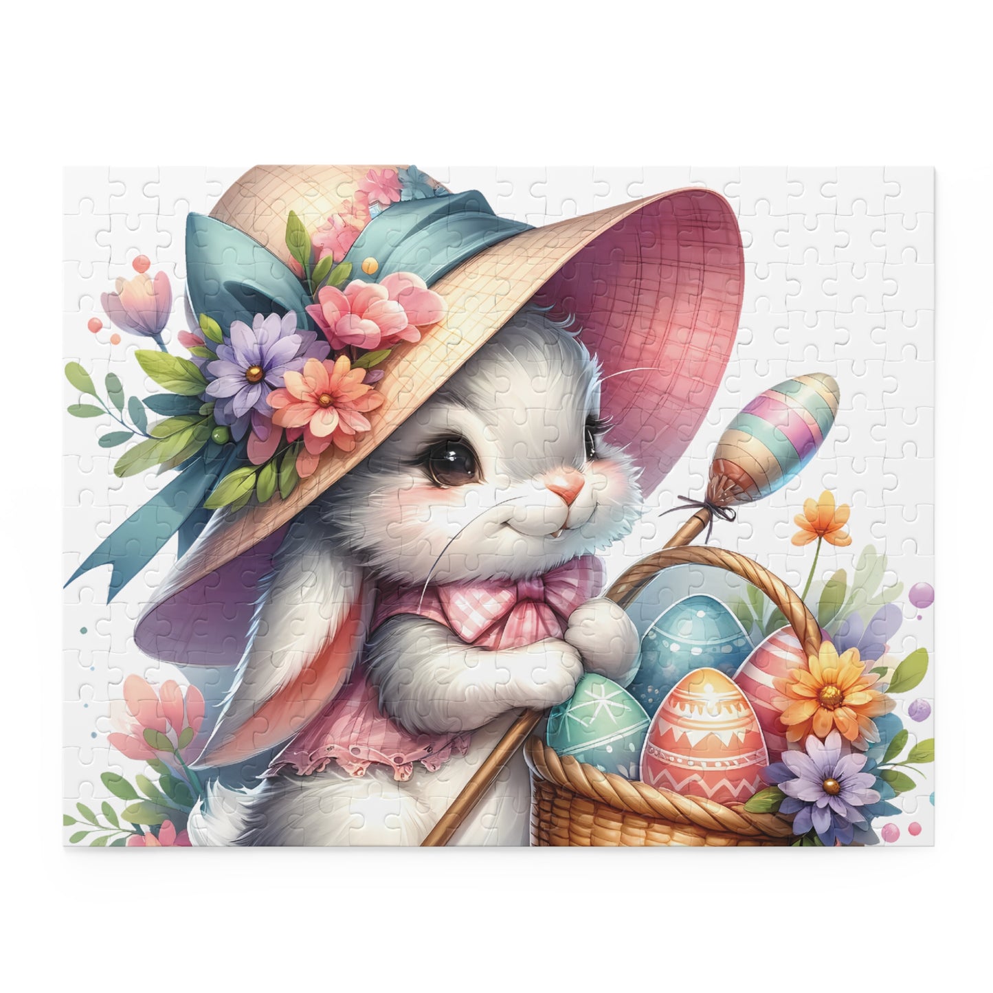 Personalised/Non-Personalised Puzzle, Easter Bunny (120, 252, 500-Piece)