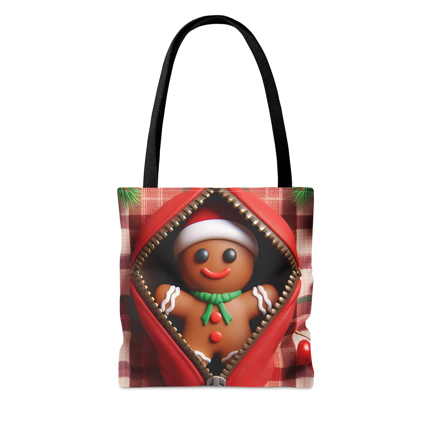 Tote Bag, Christmas, Gingerbread Man