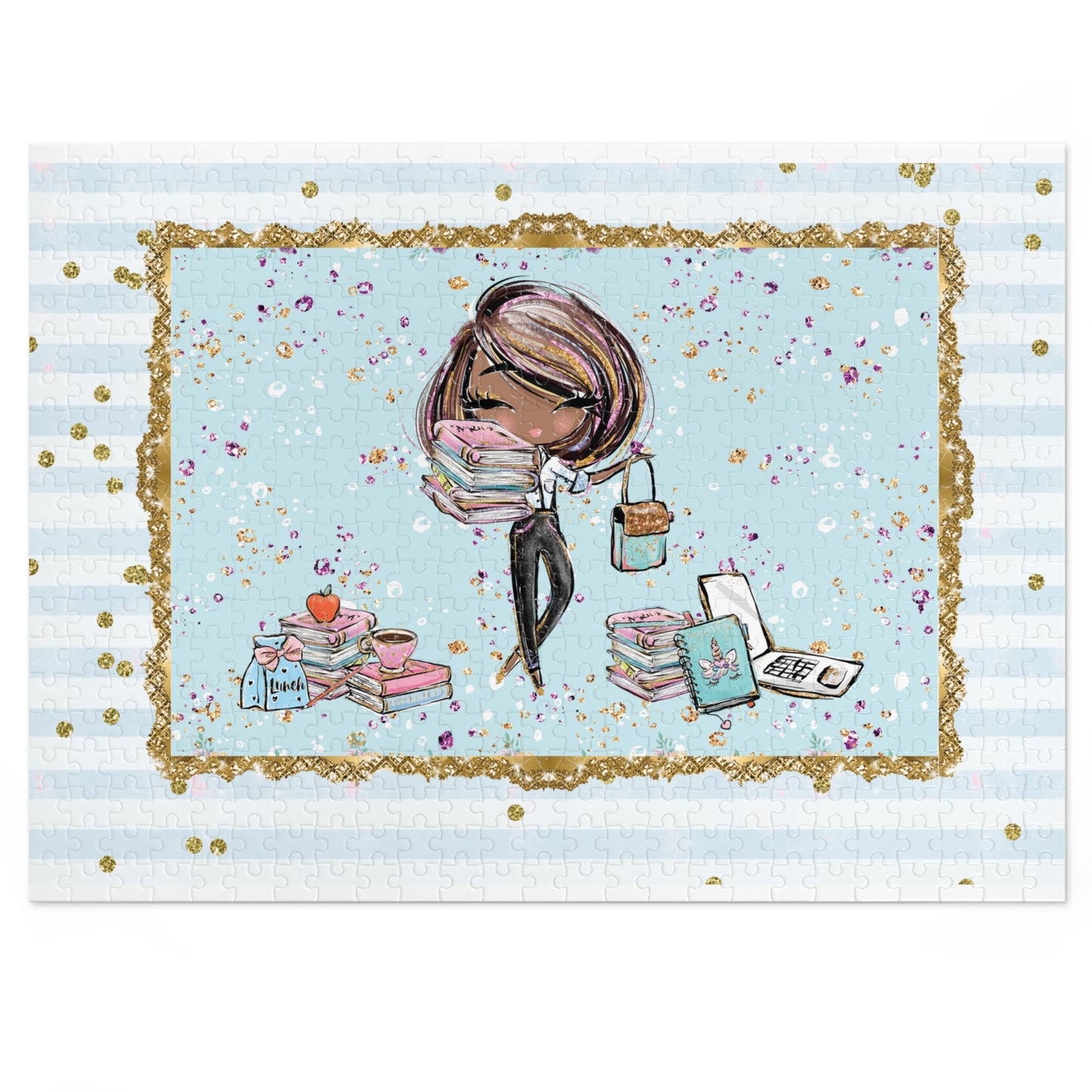 Jigsaw Puzzle, Teacher, Personalised/Non-Personalised (30, 110, 252, 500,1000-Piece)