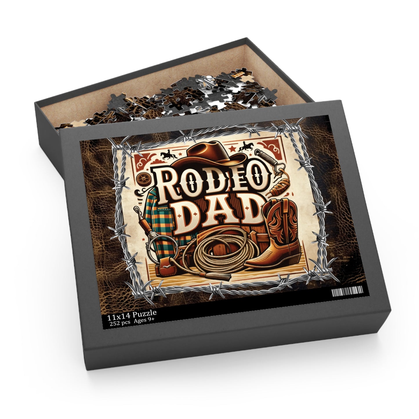 Puzzle, Western, Rodeo Dad  (120, 252, 500-Piece) awd-610