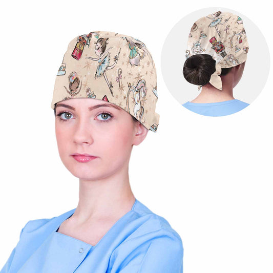 Nurse Scrub Cap Christmas Nutcracker  Scrub Cap