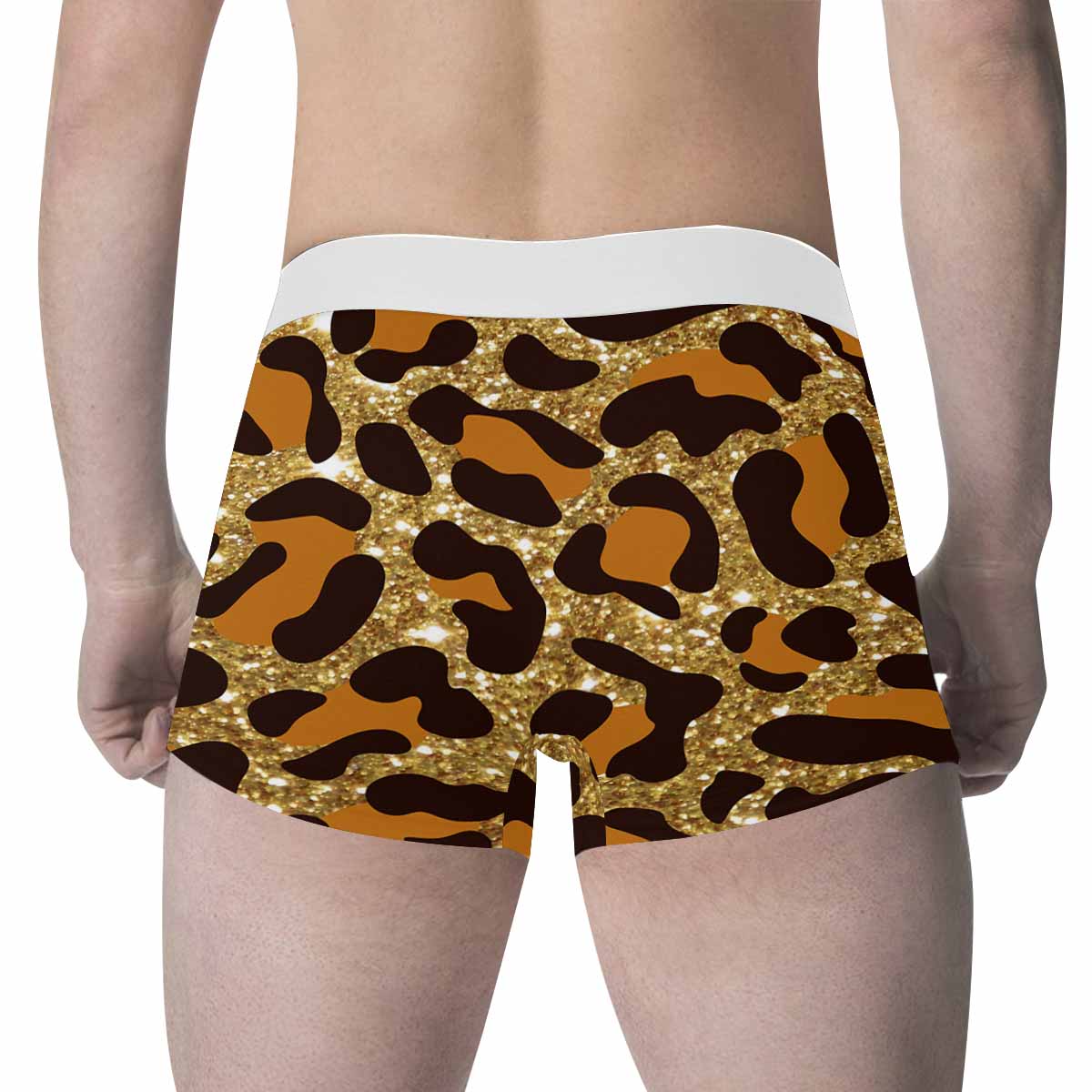 Animal print 5 Men's All Over Print Boxer Briefs (Made In AUS)