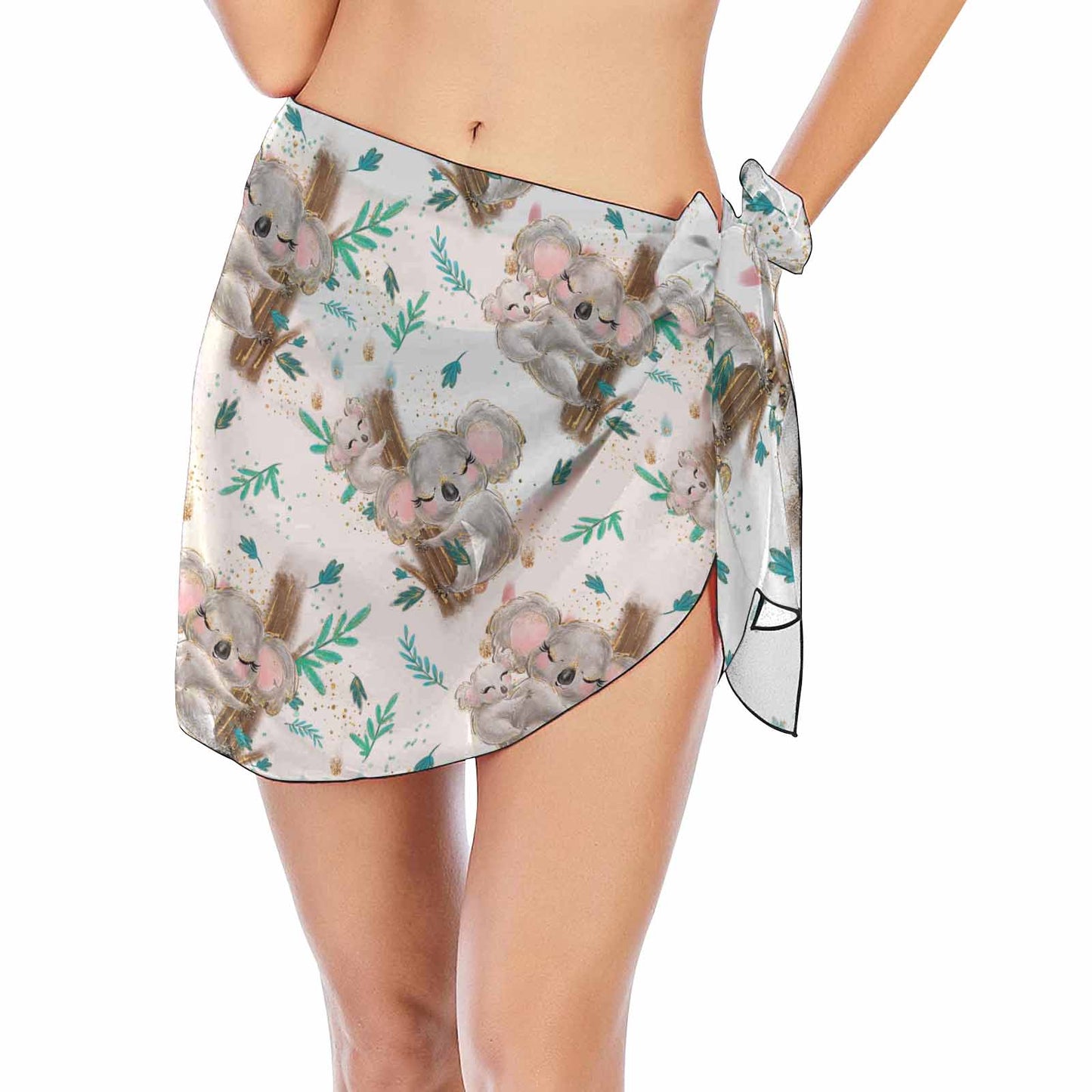 Australian Animals Koala  Women's Beach Sarong Wrap