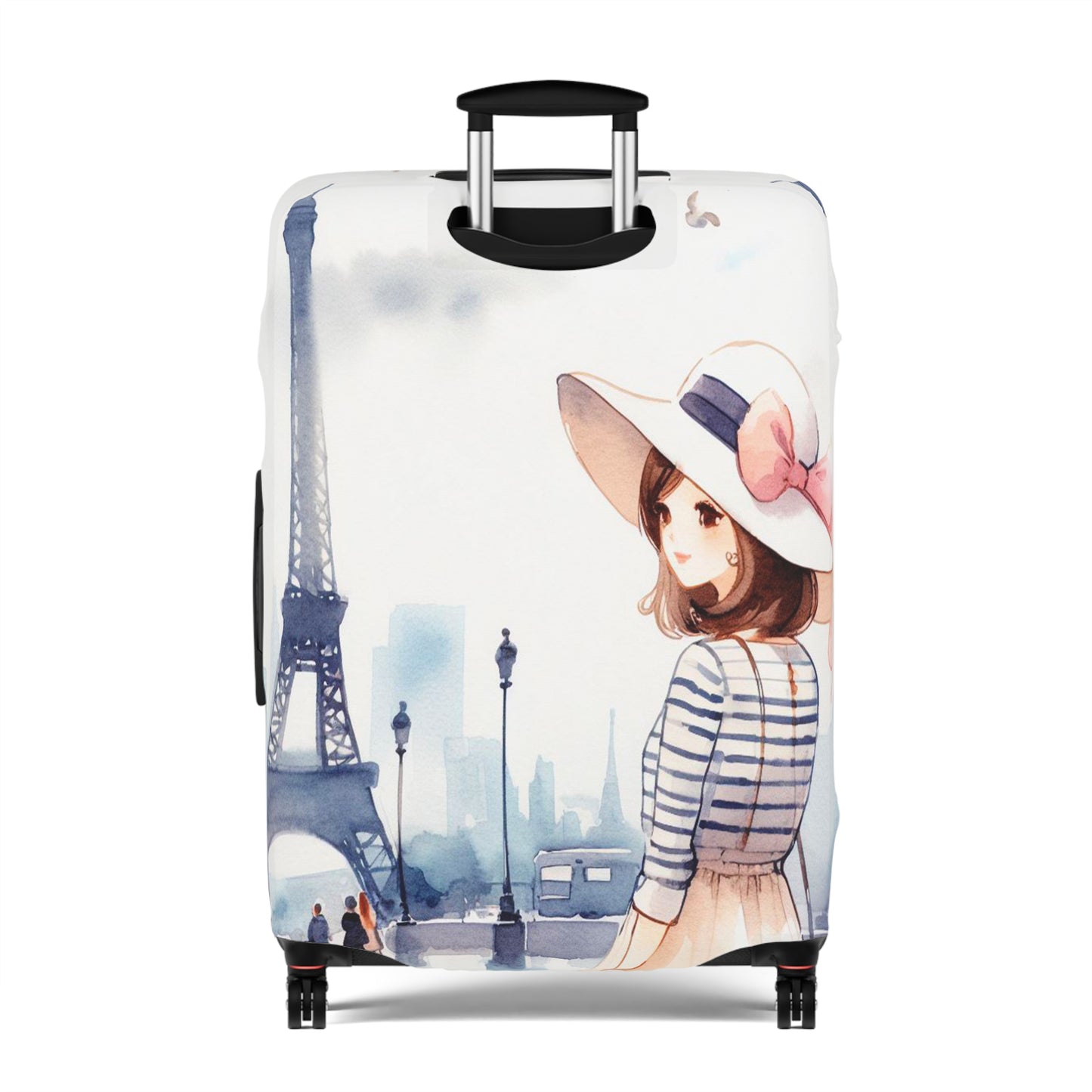 Luggage Cover, Just a Girl Who loves Travelling, awd-2105