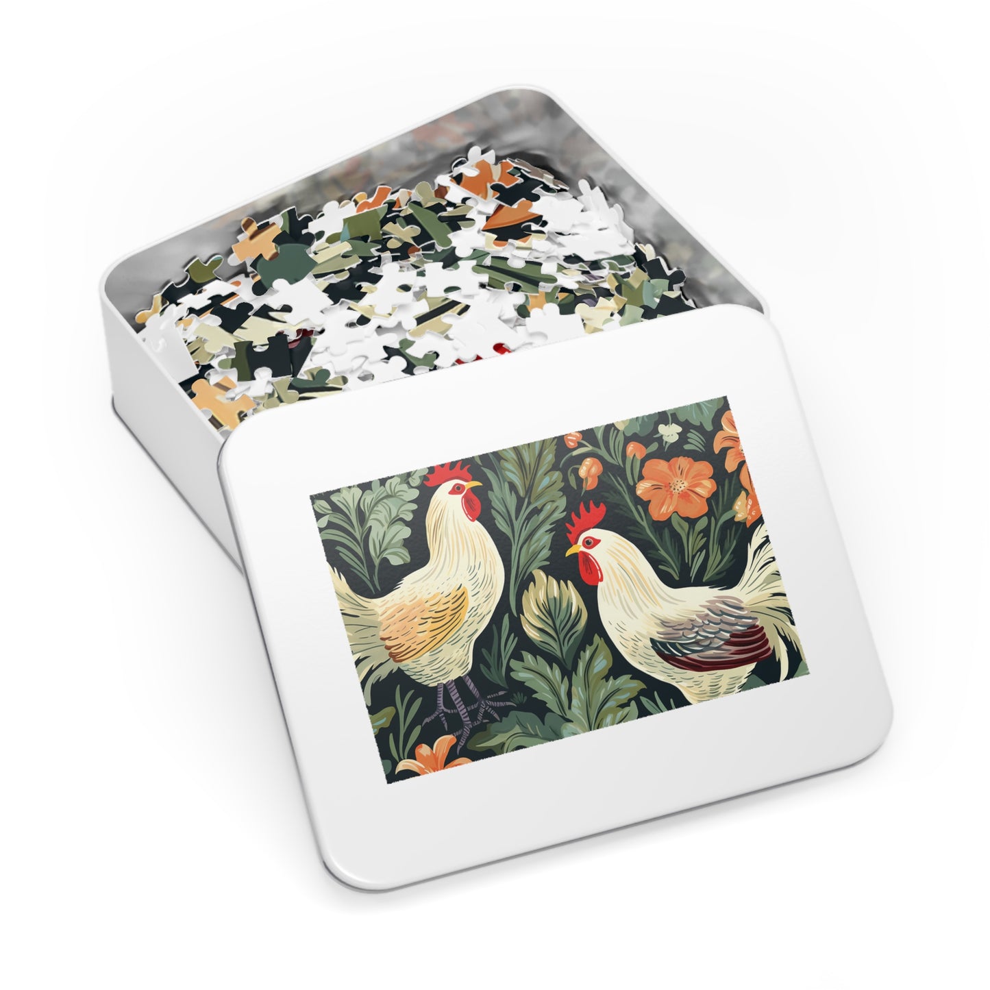 Jigsaw Puzzle, Chicken/Rooster, Personalised/Non-Personalised (30, 110, 252, 500,1000-Piece)