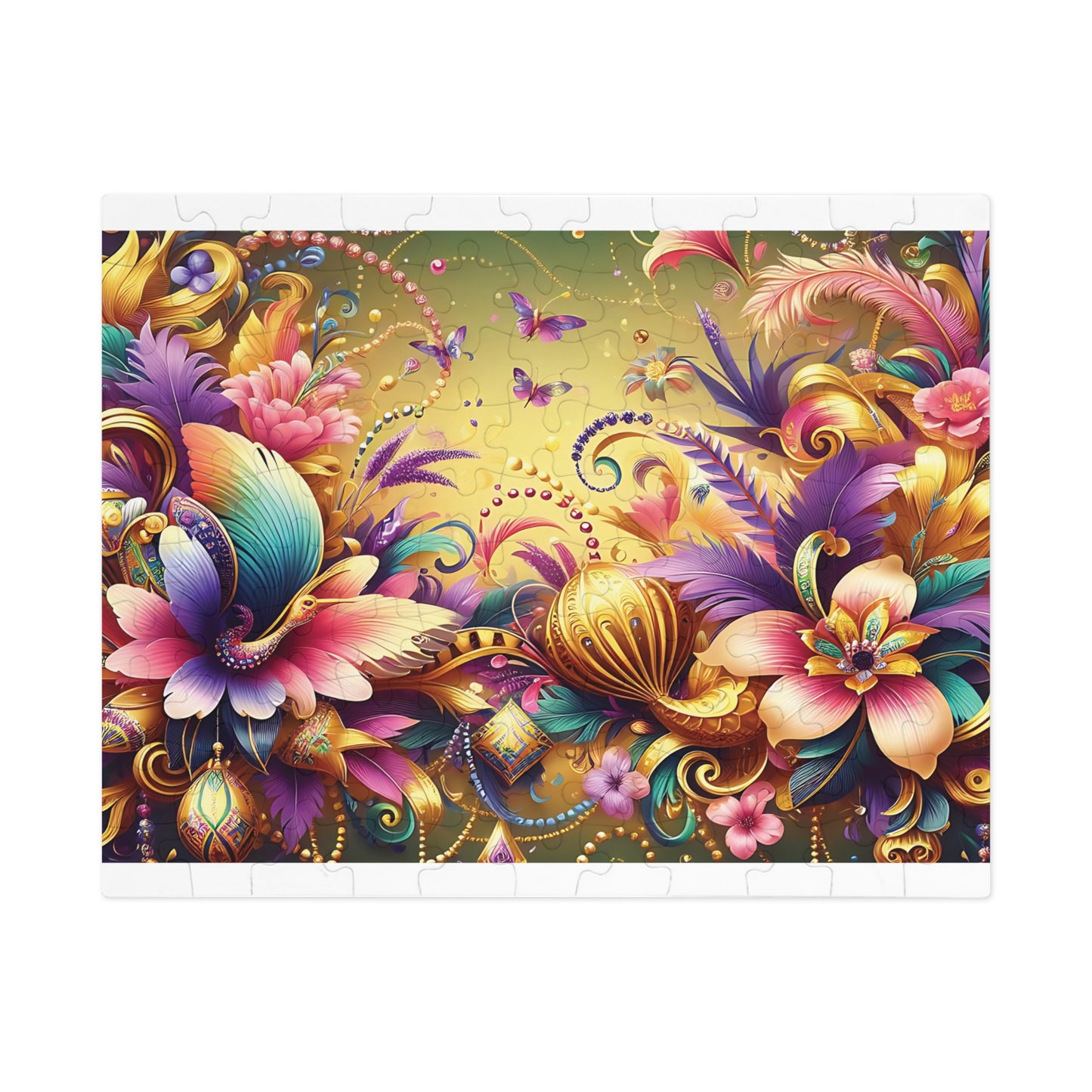 Jigsaw Puzzle, Floral, Personalised/Non-Personalised (30, 110, 252, 500,1000-Piece)