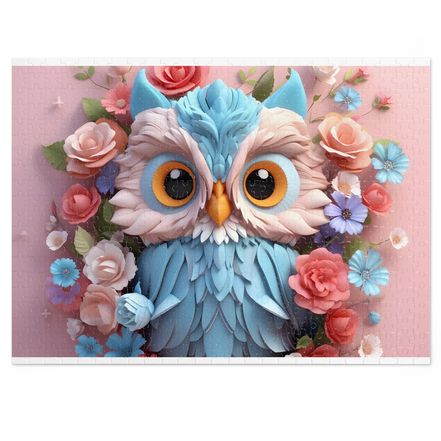 Jigsaw Puzzle, Owl, Personalised/Non-Personalised (30, 110, 252, 500,1000-Piece)