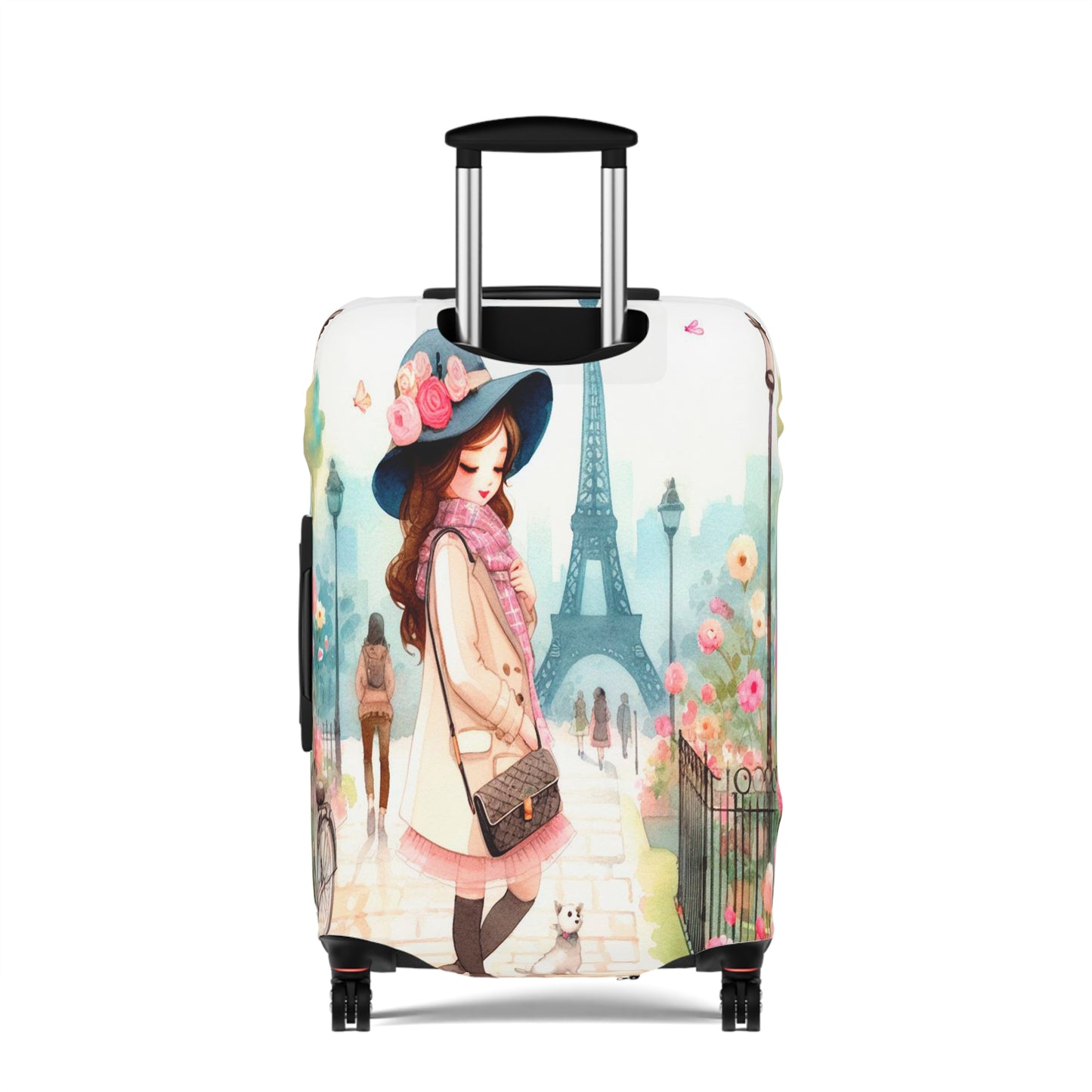 Luggage Cover, Just a Girl Who loves Travelling, awd-2108