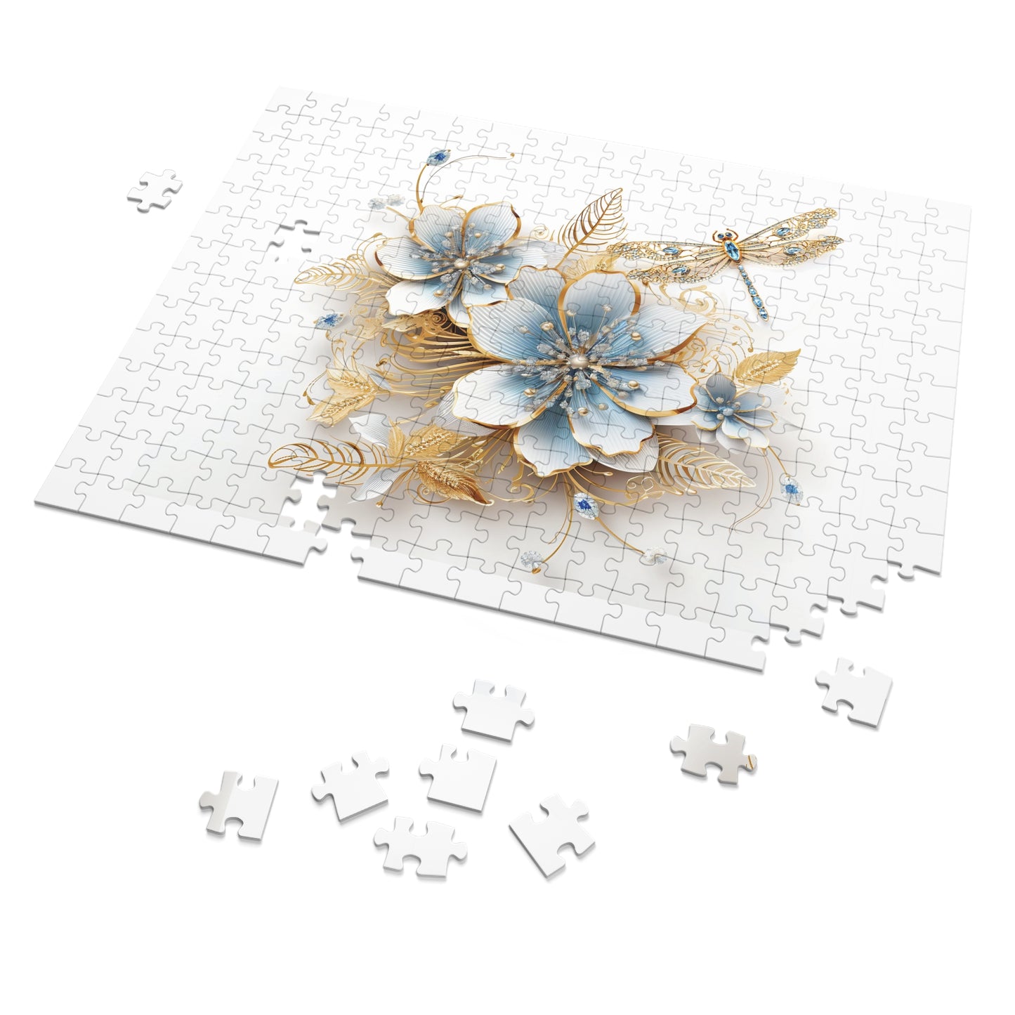 Jigsaw Puzzle, Floral, Personalised/Non-Personalised (30, 110, 252, 500,1000-Piece)