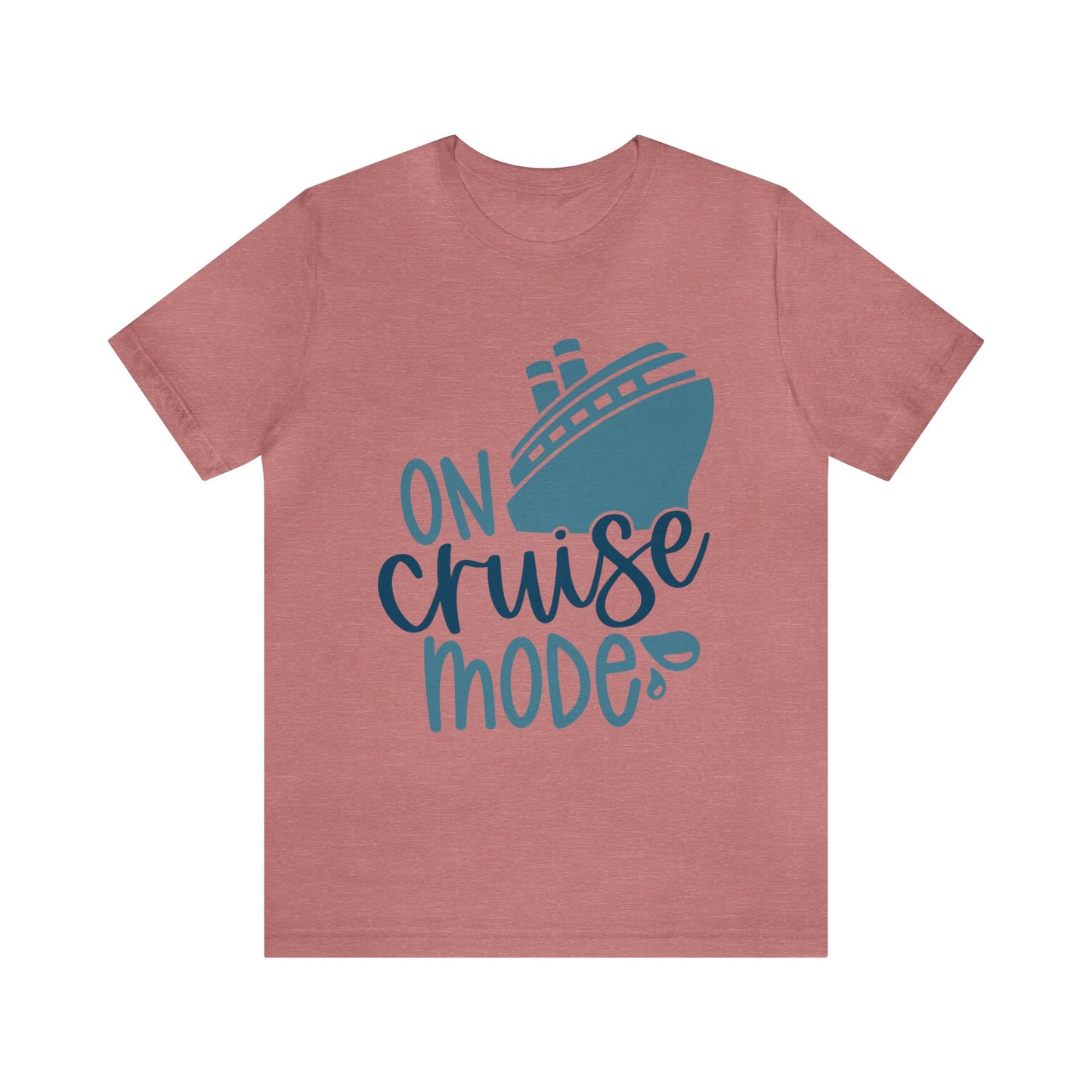 Unisex Adults Jersey Short Sleeve Tee, Cruise Tee, Cruise Mode, 100% Cotton, Light Fabric 142 g/m²