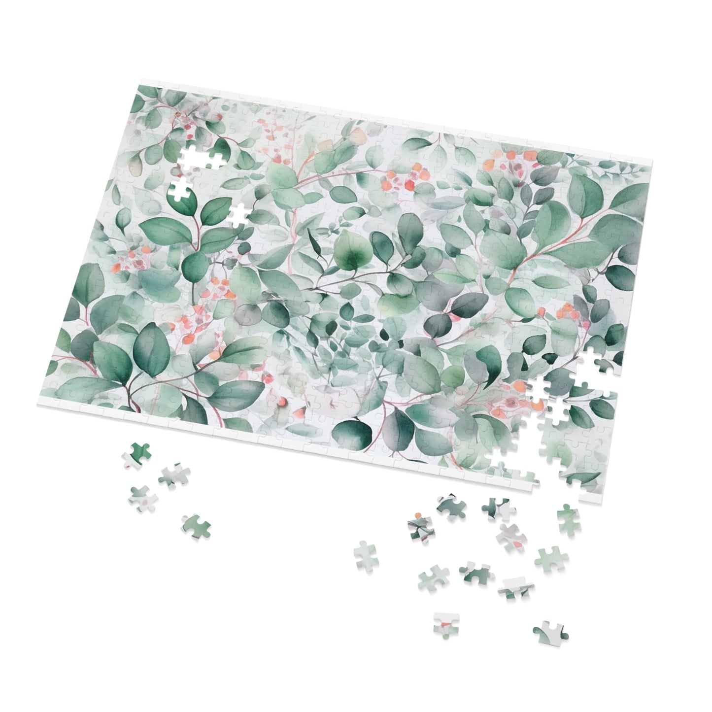 Jigsaw Puzzle, Eucalyptus Leaves, Personalised/Non-Personalised (30, 110, 252, 500,1000-Piece)