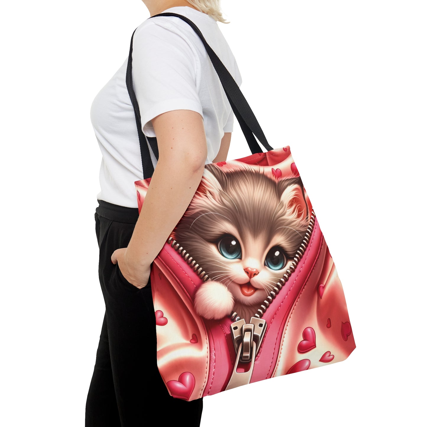 Tote Bag, Cat, Personalised/Non-Personalised Tote bag