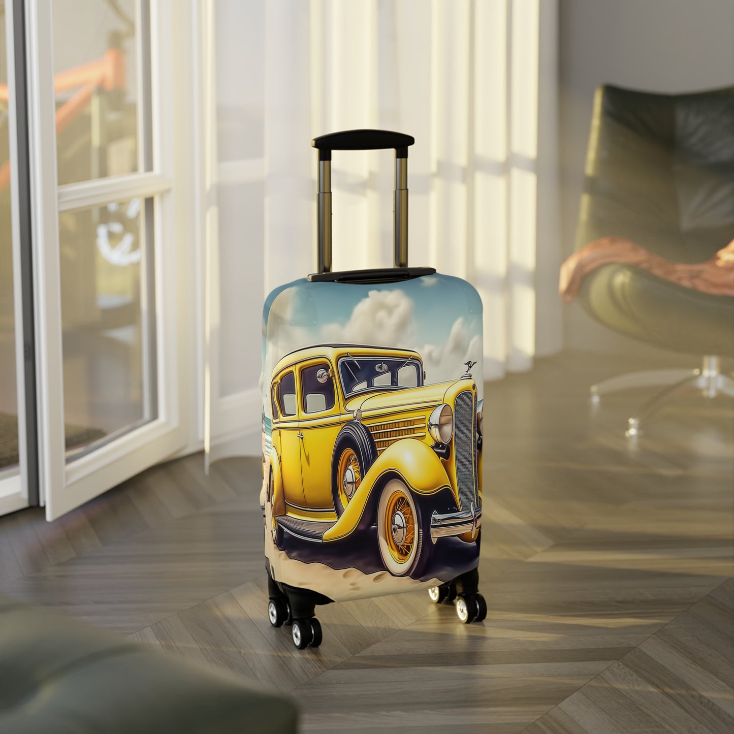 Luggage Cover, Vintage Car, awd-331