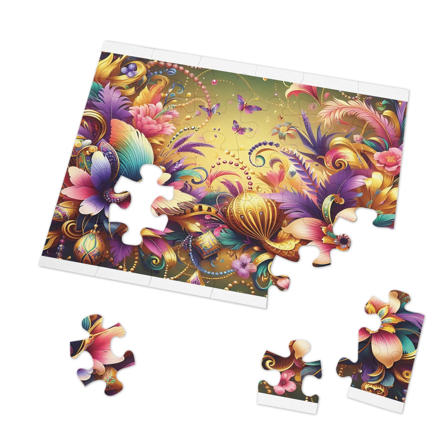 Jigsaw Puzzle, Floral, Personalised/Non-Personalised (30, 110, 252, 500,1000-Piece)