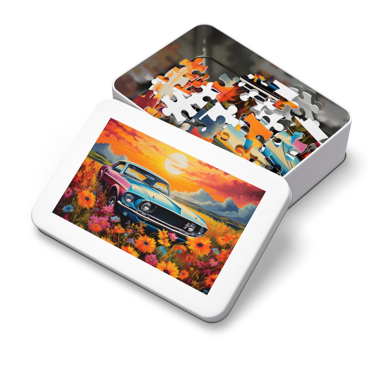 Puzzle, Car, Personalised/Non-Personalised (30, 110, 252, 500,1000-Piece) awd-627