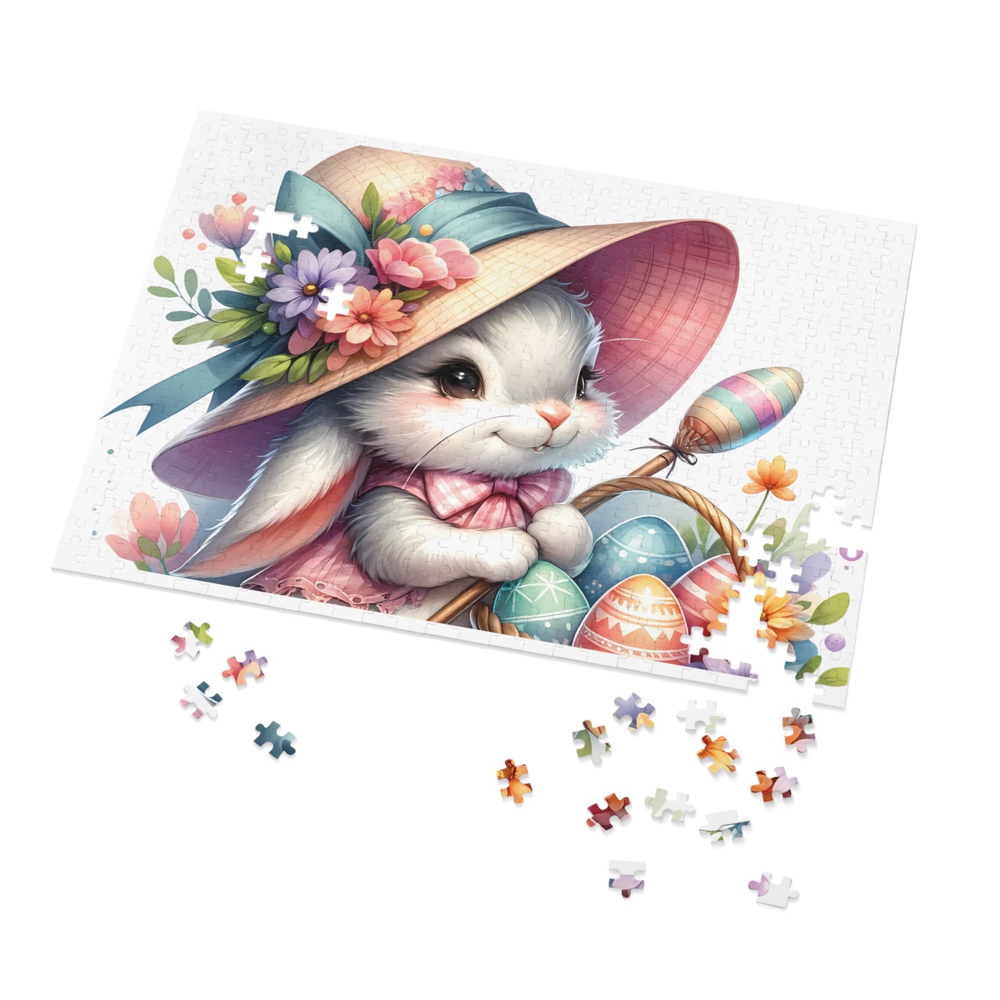 Jigsaw Puzzle, Easter, Easter Rabbit, Personalised/Non-Personalised (30, 110, 252, 500,1000-Piece)