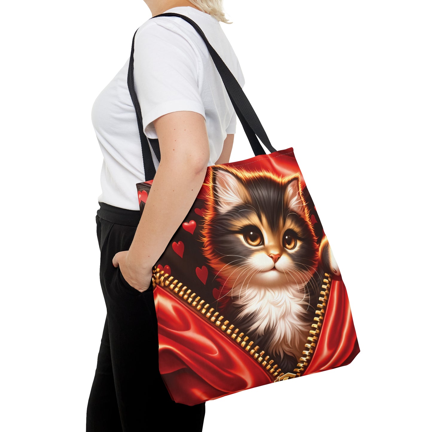 Tote Bag, Cat, Personalised/Non-Personalised Tote bag