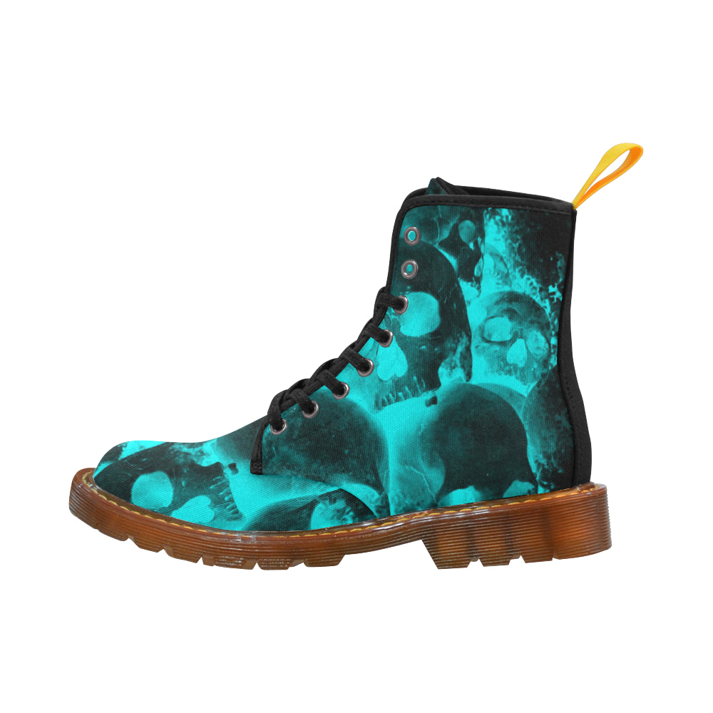 Martin Boots For Men Cool Skull