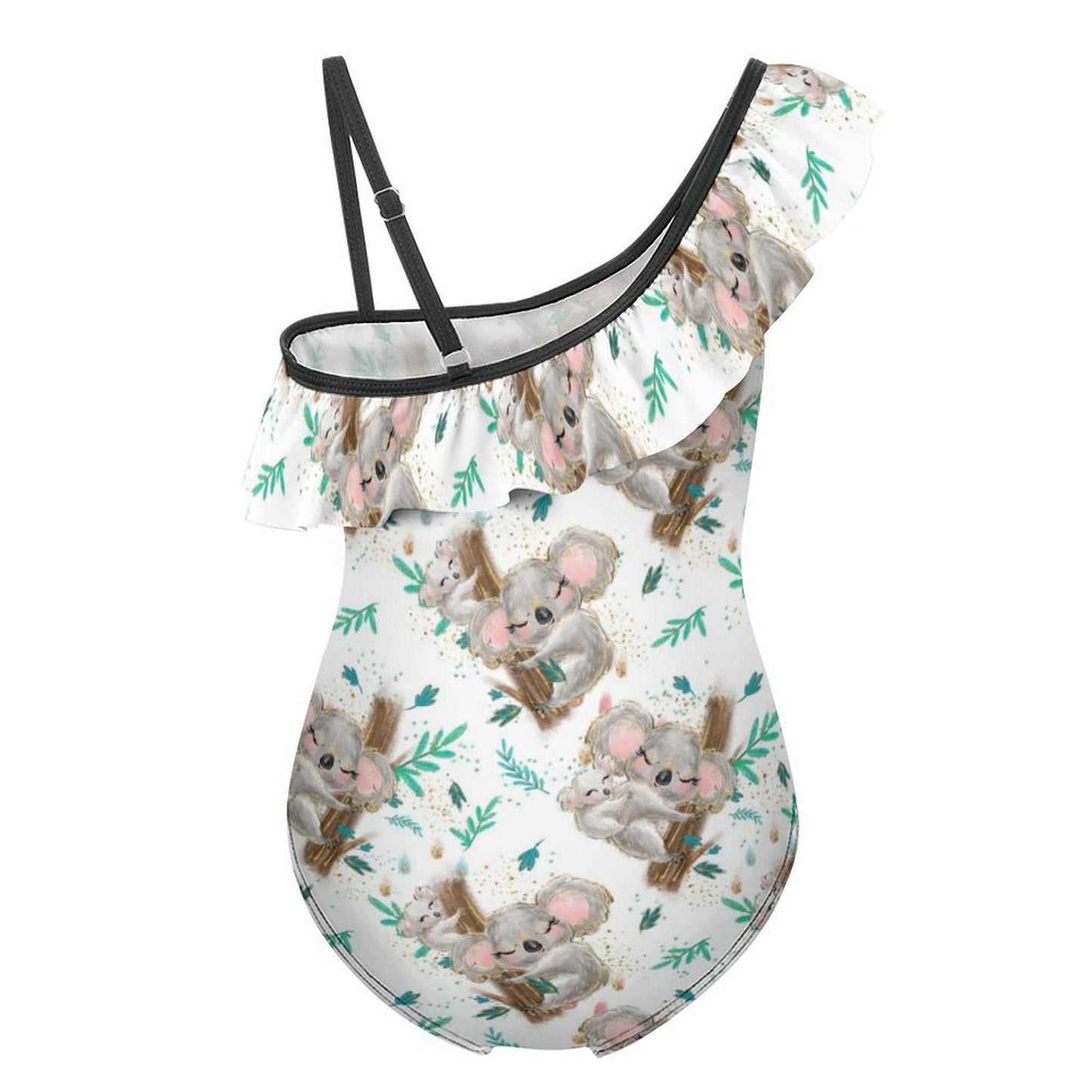 Floundered one-piece swimsuit for girls Flounce One-Piece Swimsuit for Girls