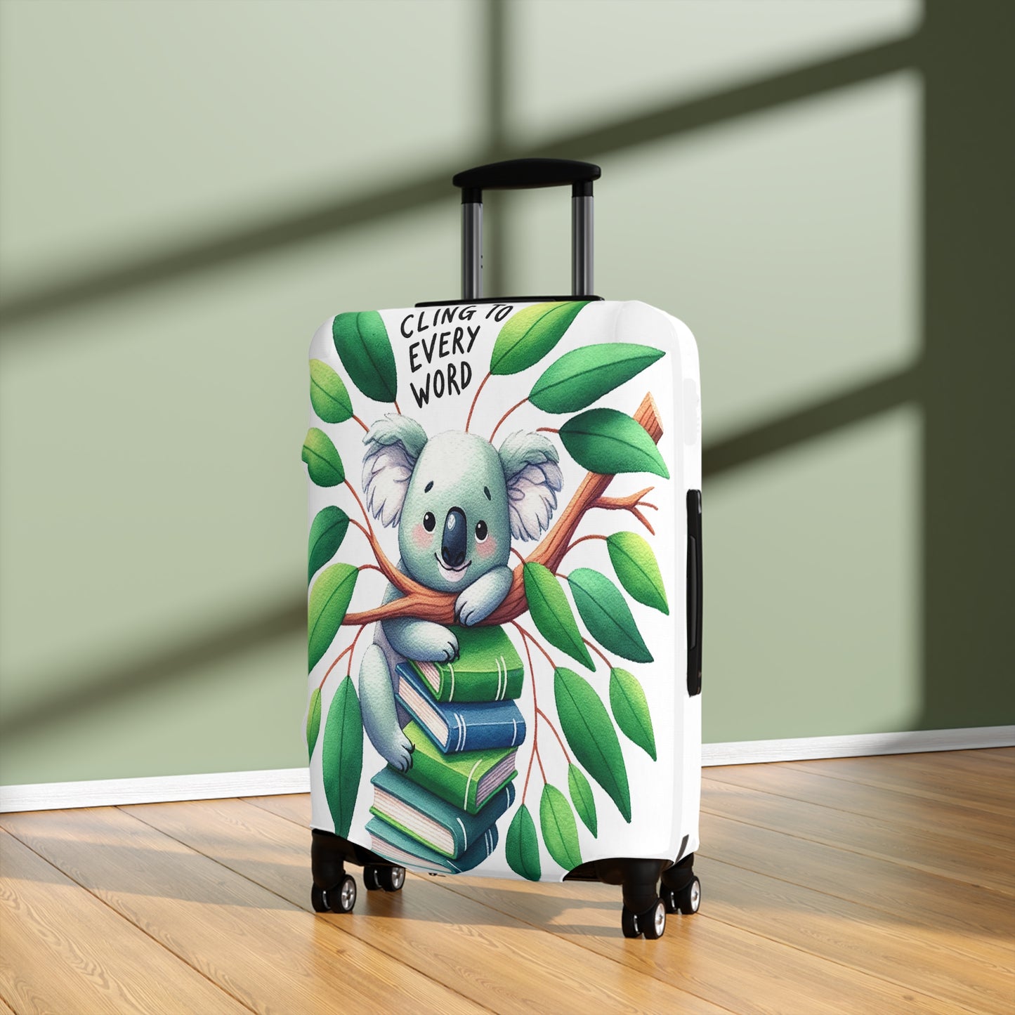 Luggage Cover, Koala, Cling to every word, awd-241