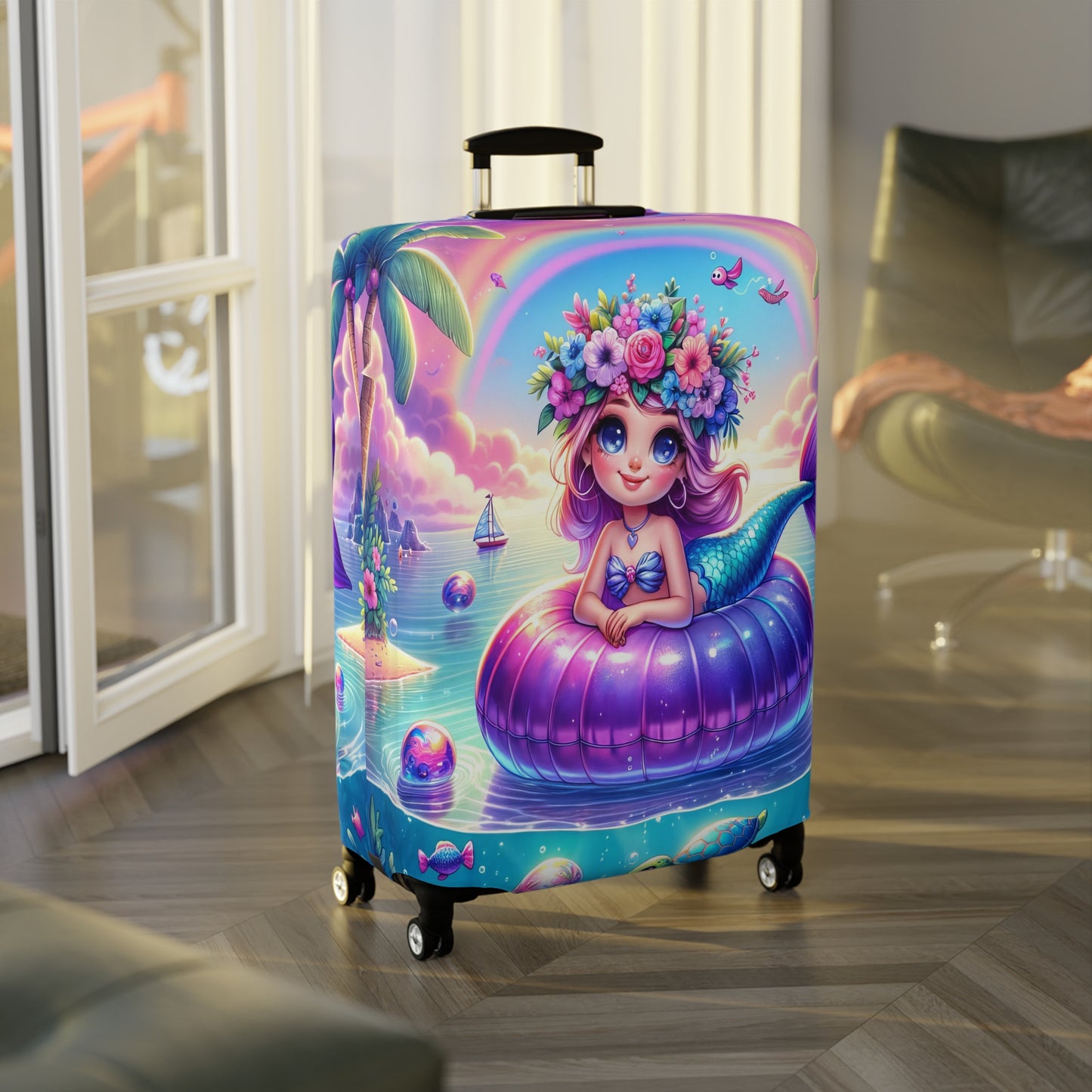 Luggage Cover, Mermaid, awd-3082