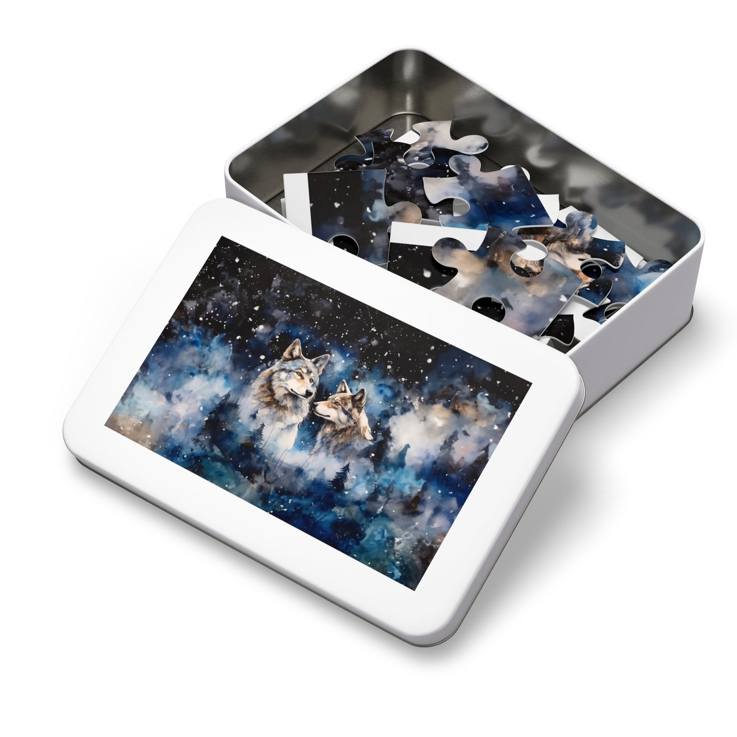 Puzzle, Wolves, Personalised/Non-Personalised (30, 110, 252, 500,1000-Piece)