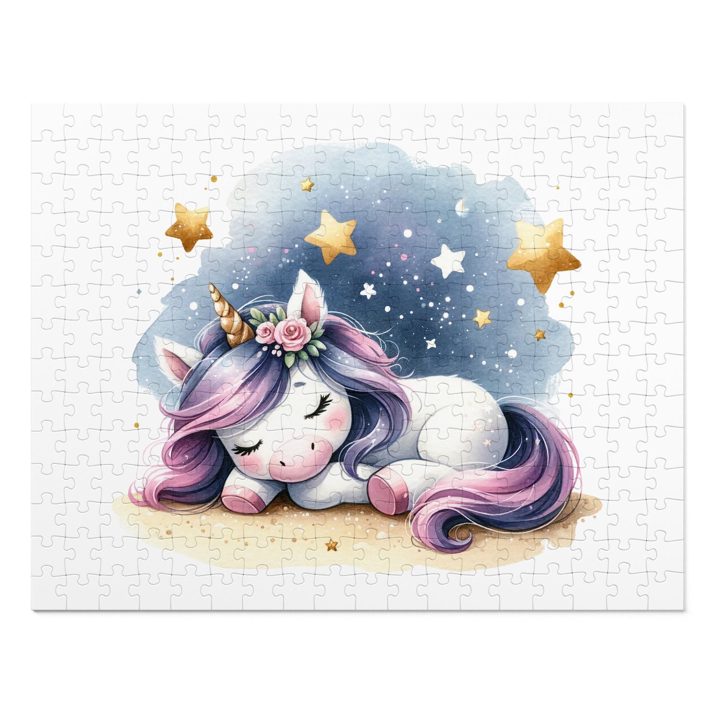 Jigsaw Puzzle, Unicorn, Personalised/Non-Personalised (30, 110, 252, 500,1000-Piece)