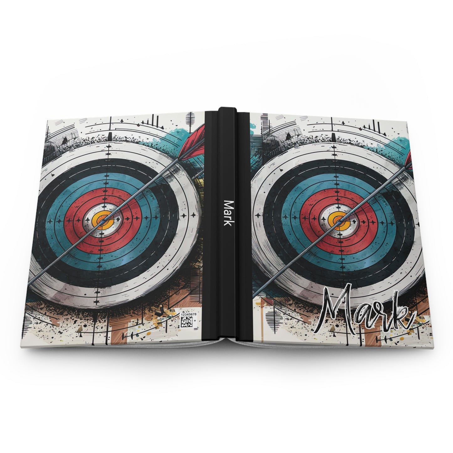 Personalised Hardcover Journal Matte, Archery, awd-1458