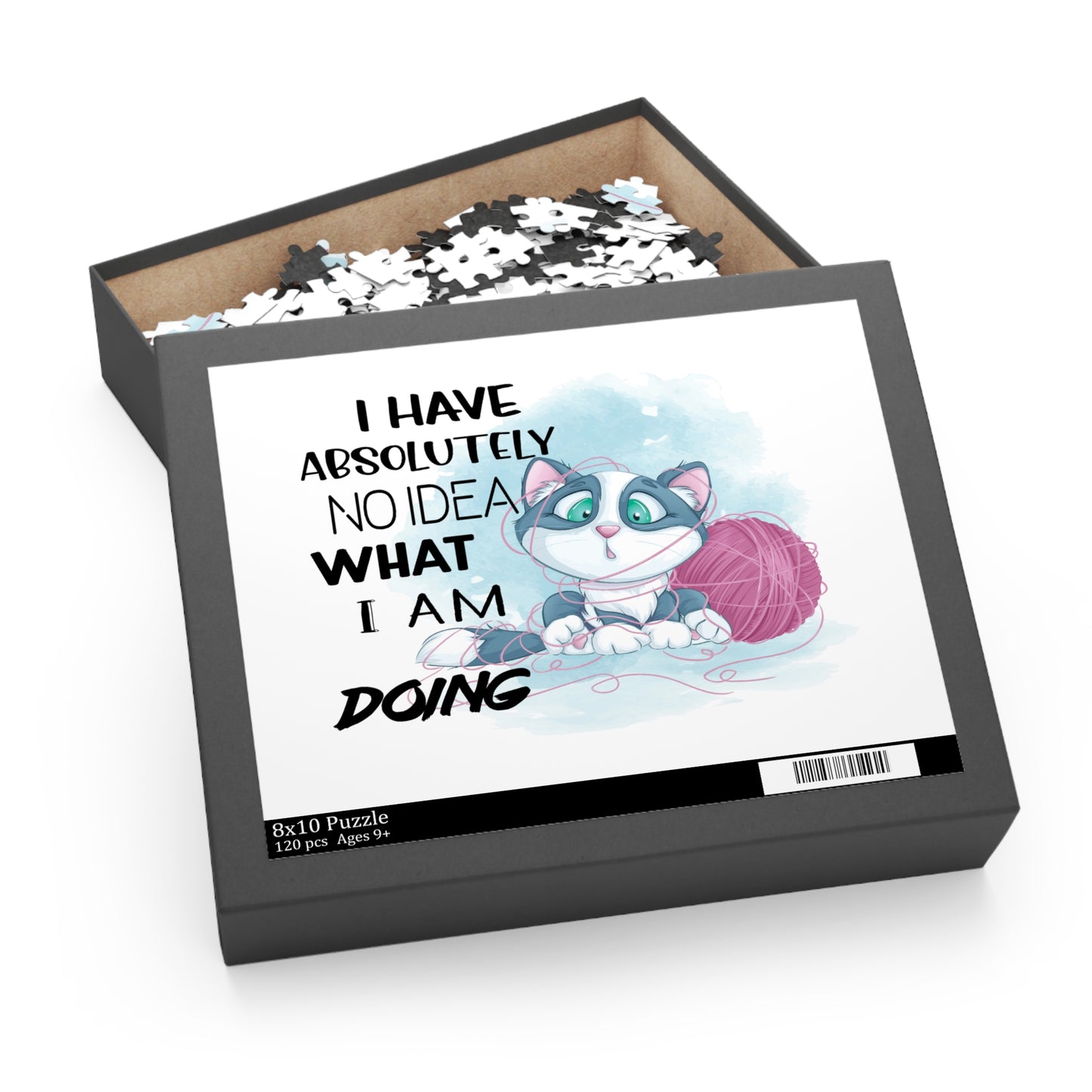 Personalised/Non-Personalised Puzzle, Cat, I Have absolutely no idea what I am doing (120, 252, 500-Piece)