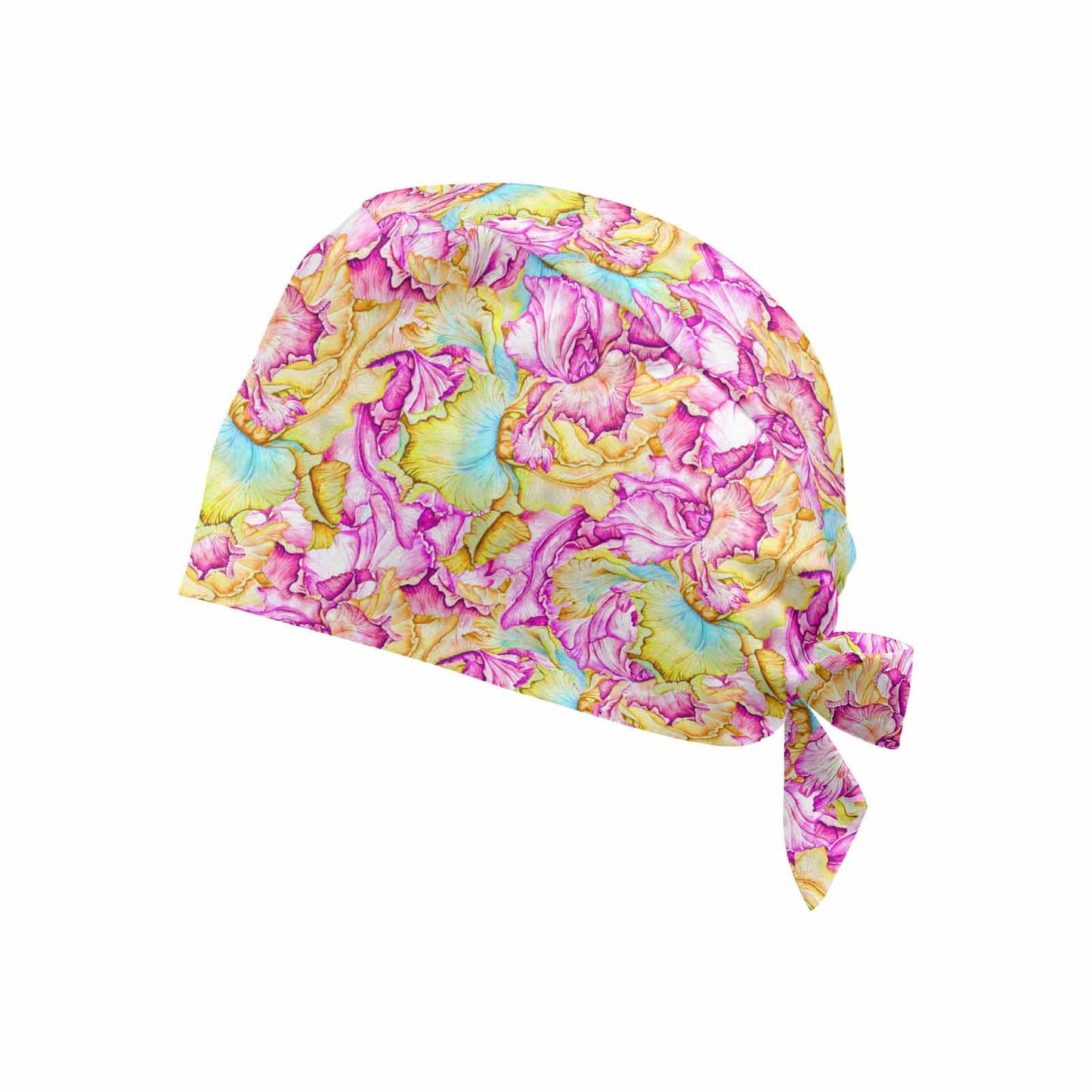 Purple Iris  Scrub Cap