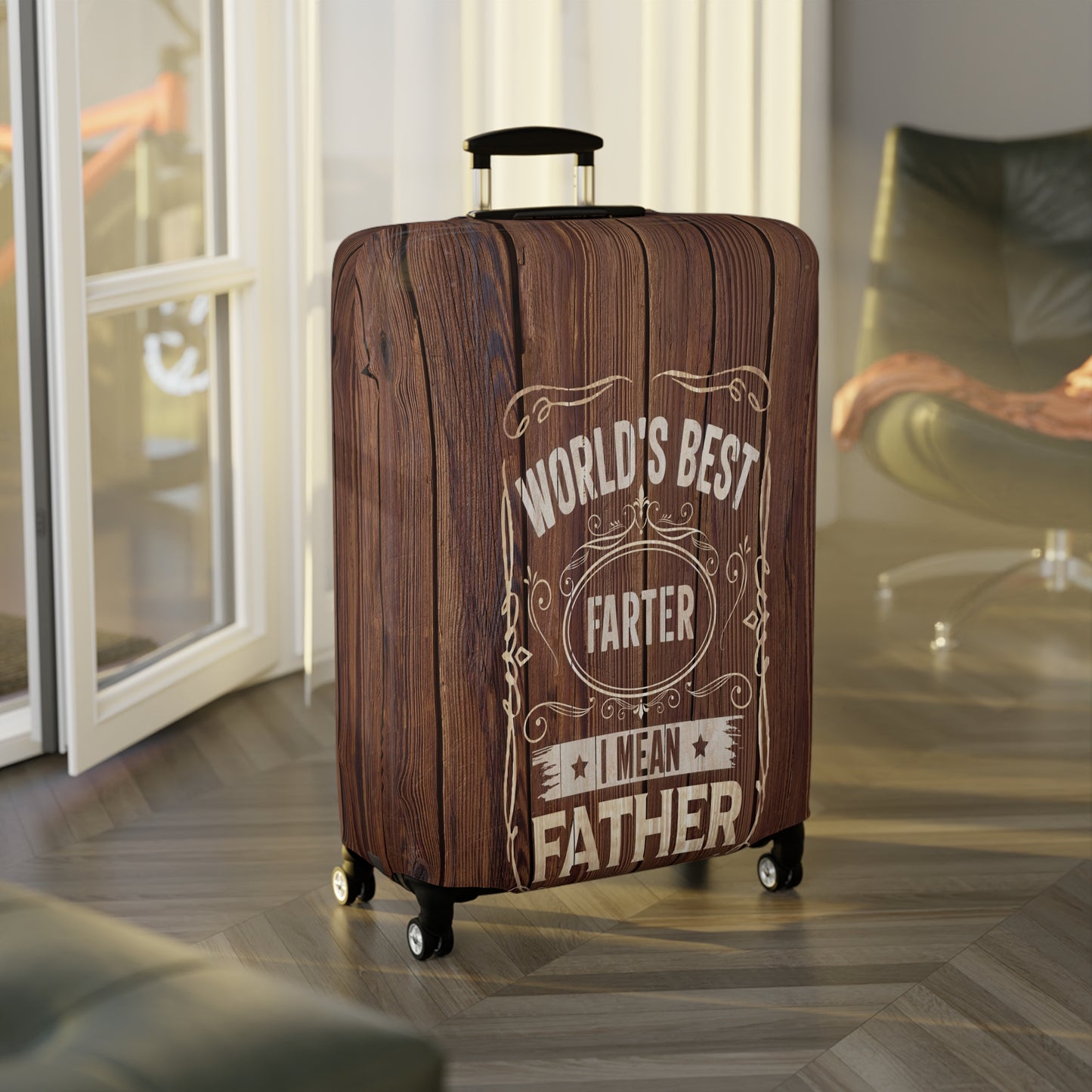 Luggage Cover, World's Best Father, awd-516